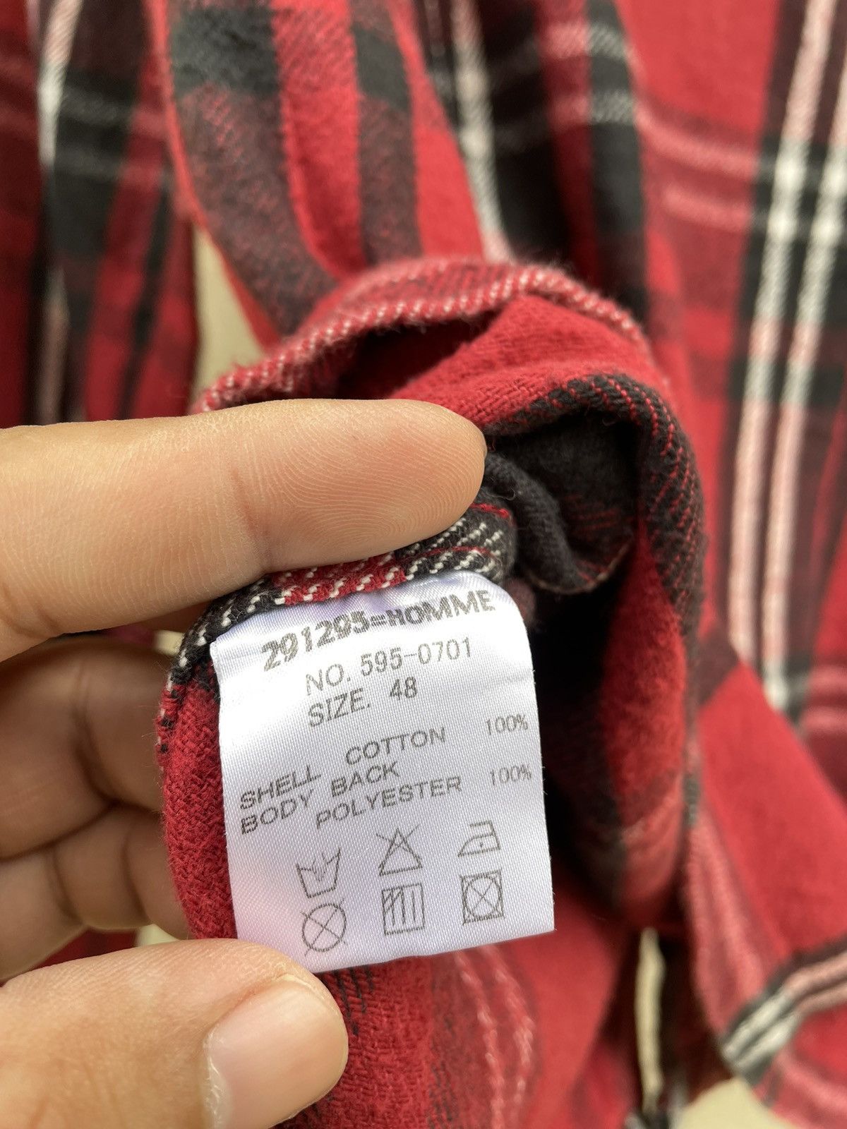 Japanese Brand 291295 HOMME UNION MADE TARTAN JACKET Size US M / EU 48-50 / 2 - 8 Thumbnail