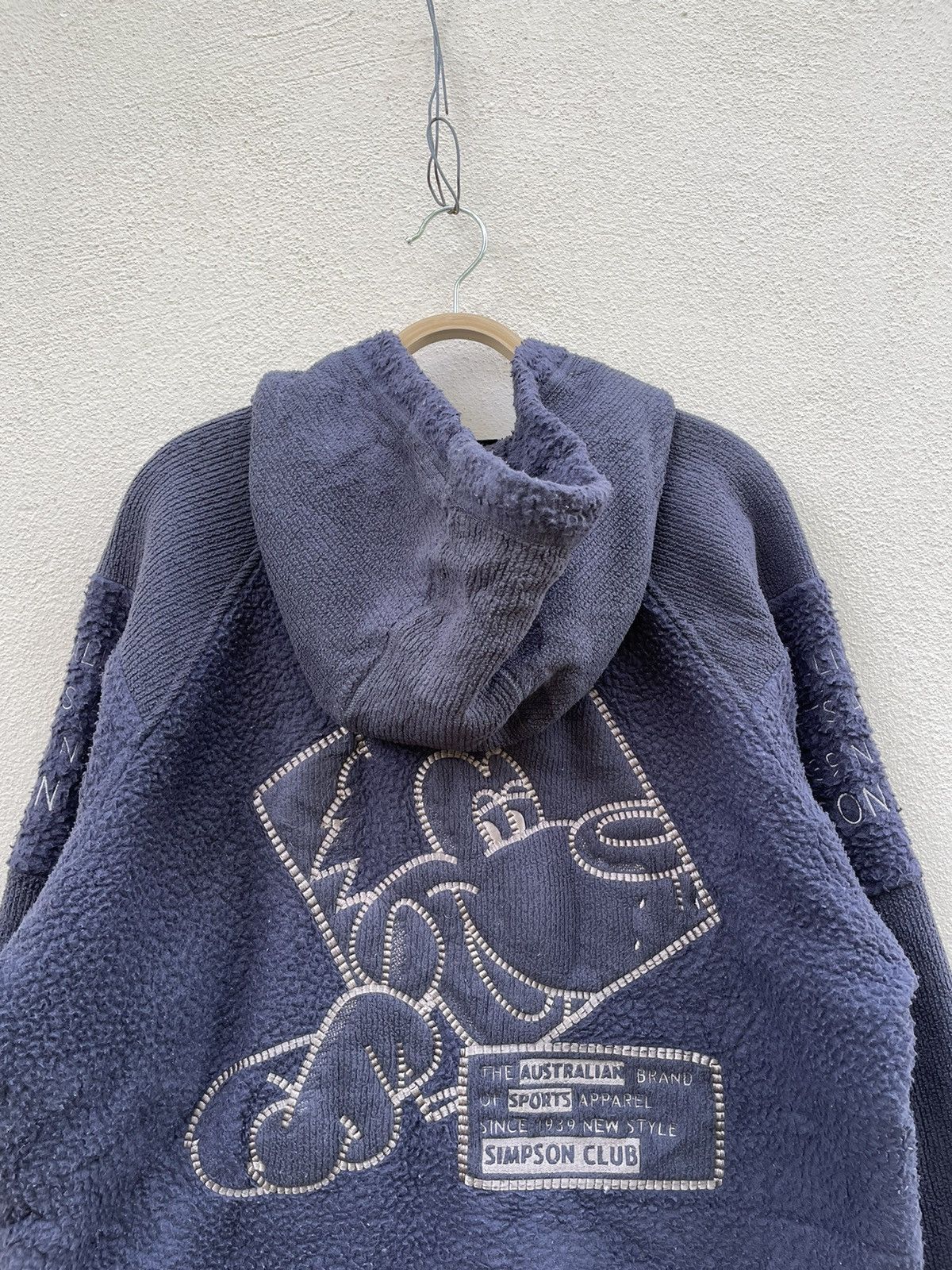 Japanese Brand × Vintage VINTAGE SIMPSON CASUAL FLEECE JACKET Size US L / EU 52-54 / 3 - 2 Thumbnail
