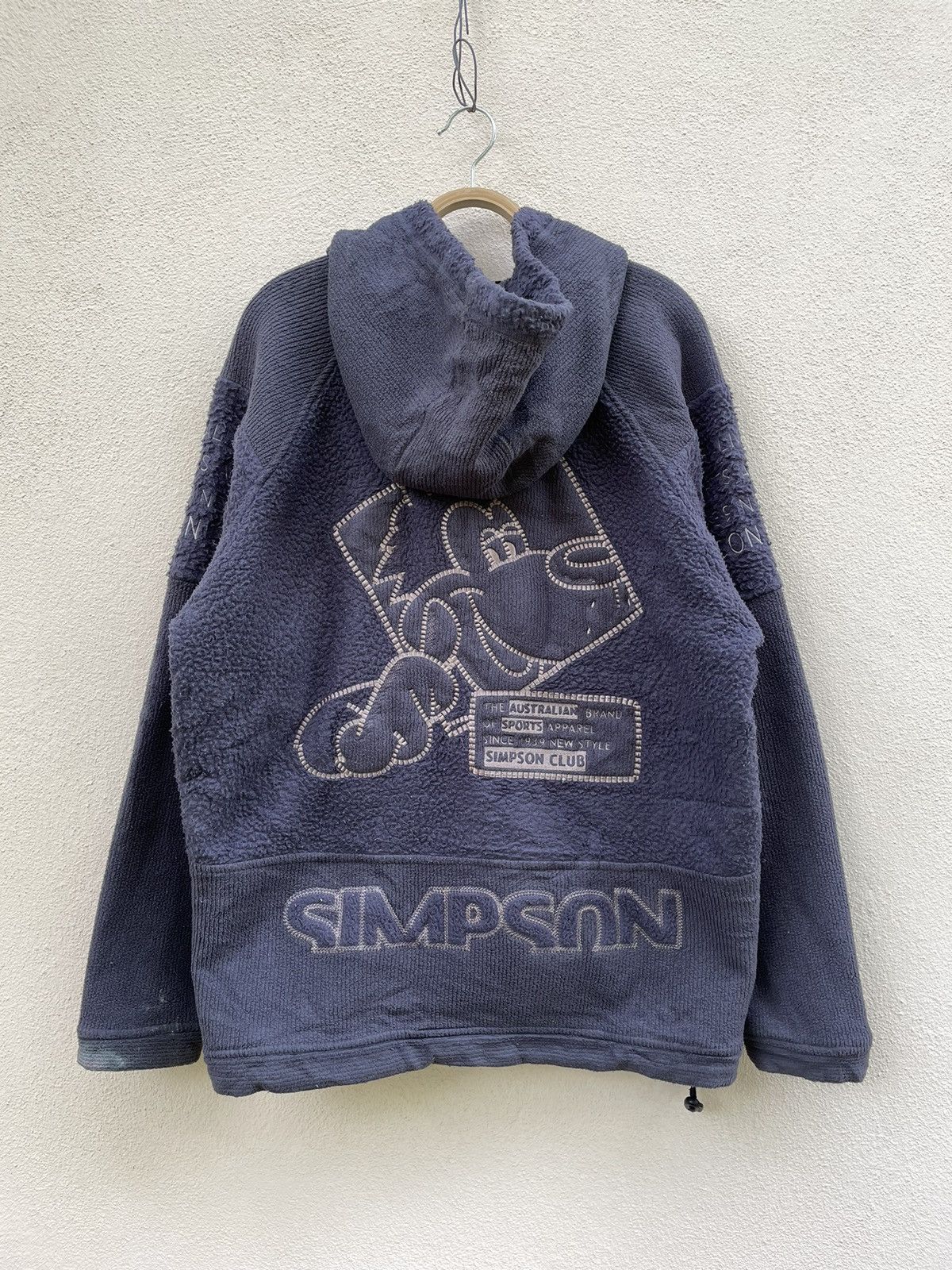 Japanese Brand × Vintage VINTAGE SIMPSON CASUAL FLEECE JACKET Size US L / EU 52-54 / 3 - 1 Thumbnail