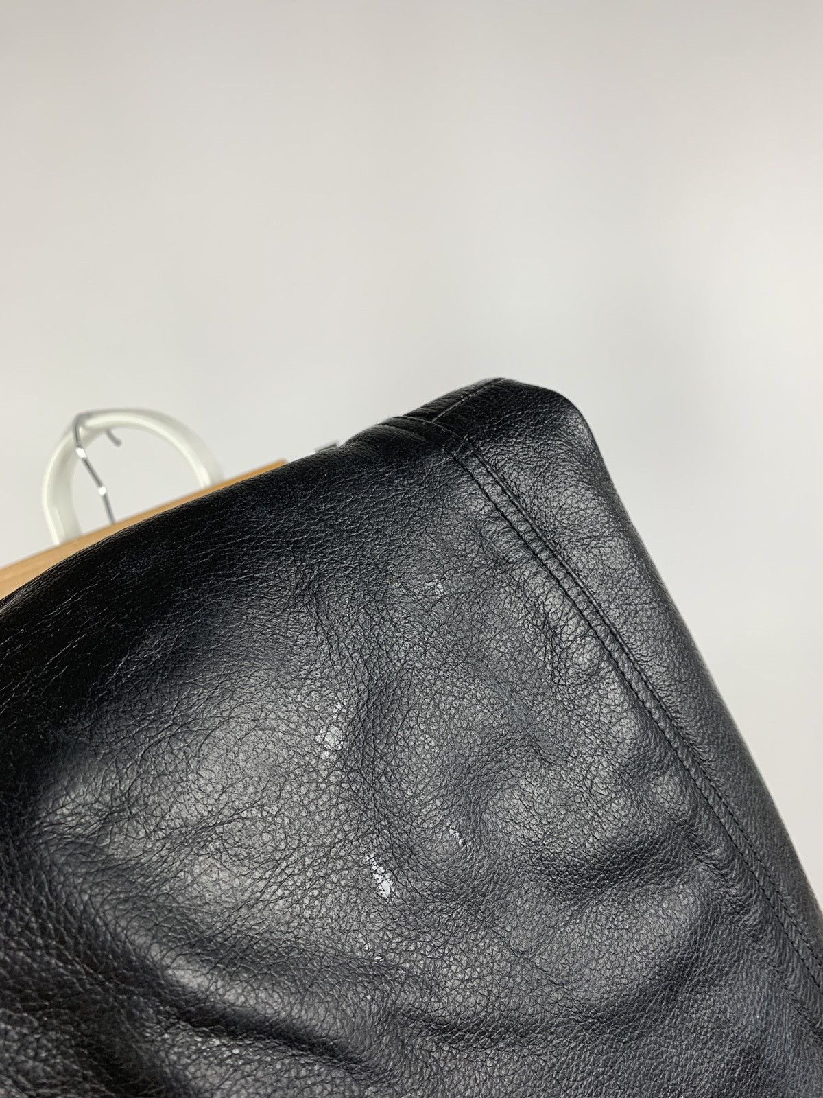 Vintage Genuine Leather Biker Pants Travis Scott Style