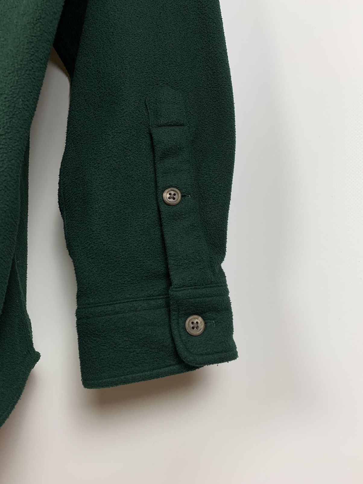 Polo Ralph Lauren Vintage Polo Ralph Lauren Green Fleece Shirt Made in USA Size US XL / EU 56 / 4 - 11 Thumbnail