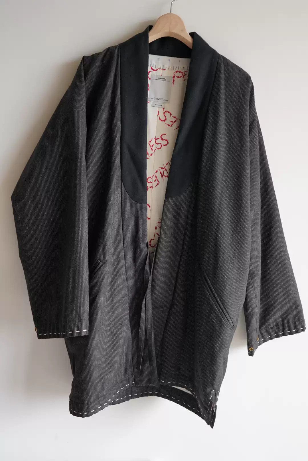 image of Visvim 17Ss Dotera Coat Peerless in Black, Men's (Size 2XL)