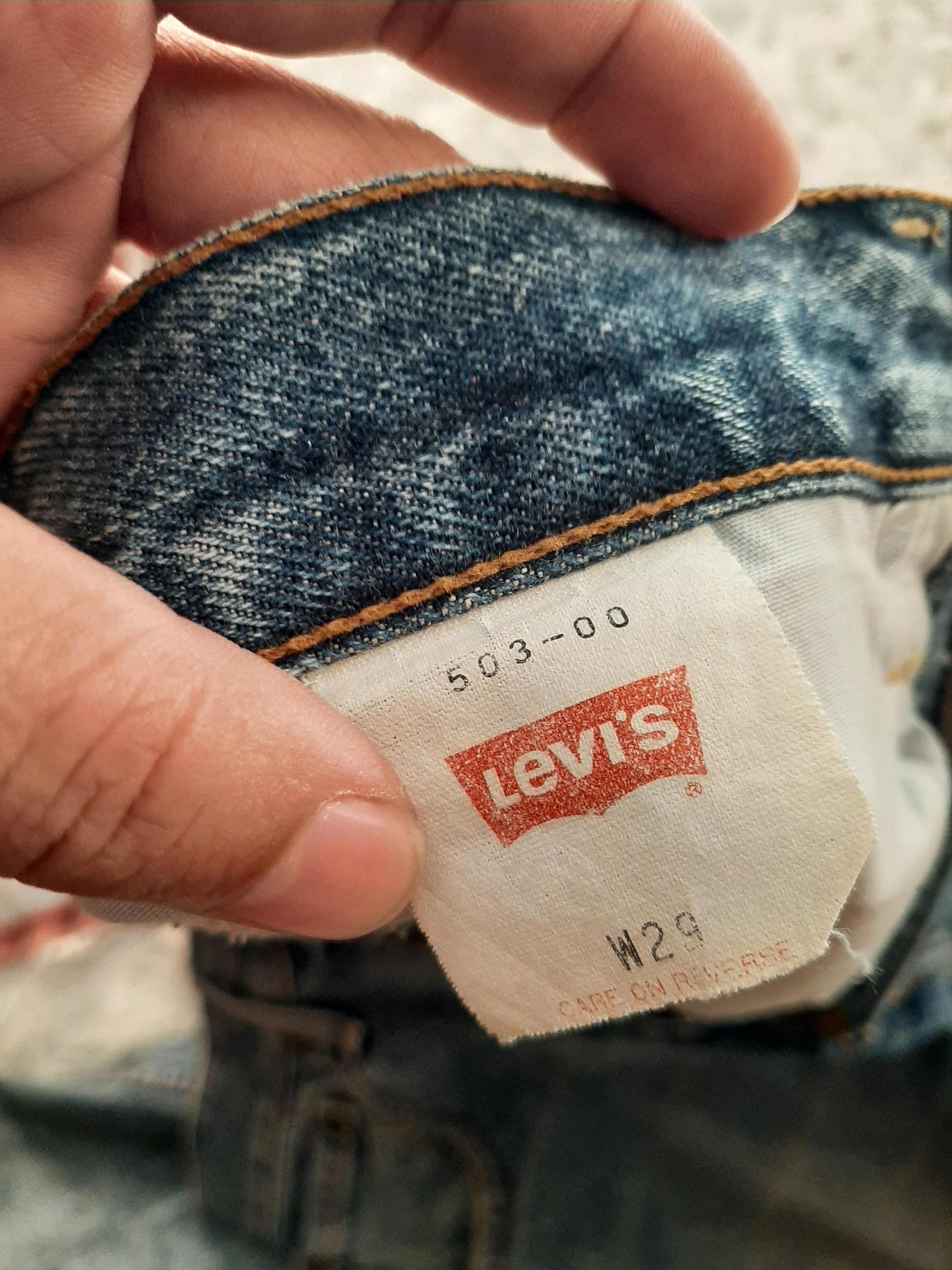 Levi's × Vintage VINTAGE 1997 LEVI'S 503 DISTRESSED DENIM JAPAN 🇯🇵 Size US 29 - 12 Thumbnail