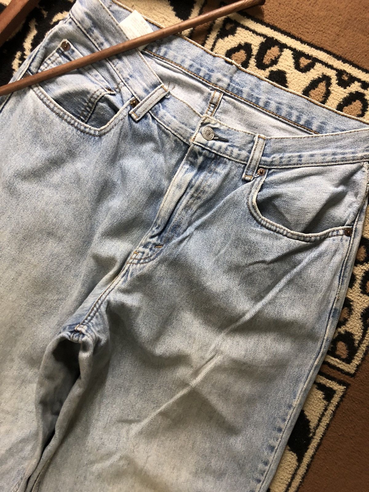 Levi's × Vintage VINTAGE LEVIS 560 COMFORT FIT BLUE WASH DENIM Size US 33 - 3 Thumbnail