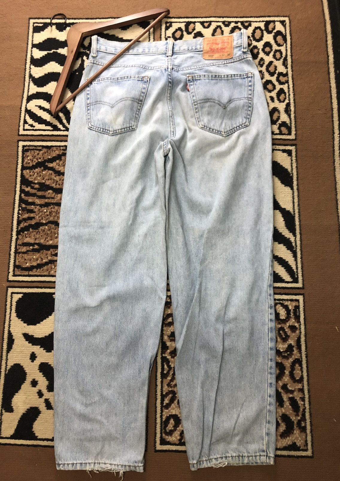Levi's × Vintage VINTAGE LEVIS 560 COMFORT FIT BLUE WASH DENIM Size US 33 - 9 Thumbnail