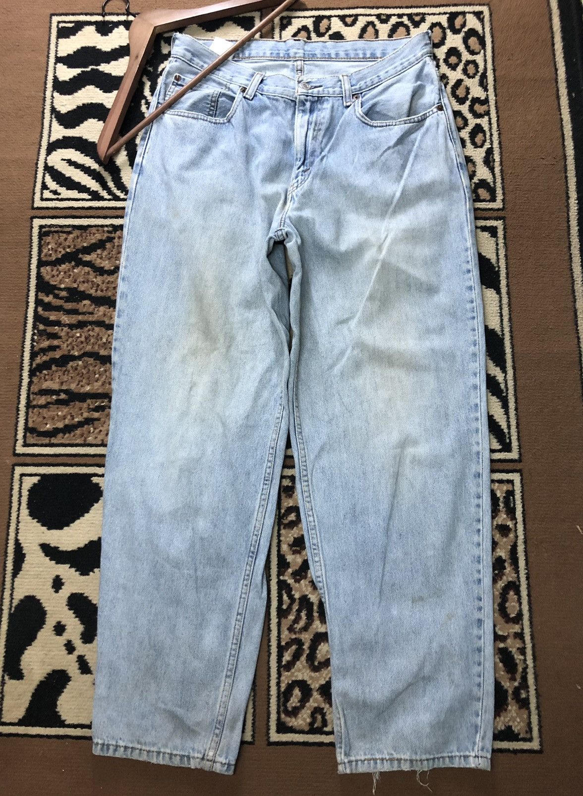 Levi's × Vintage VINTAGE LEVIS 560 COMFORT FIT BLUE WASH DENIM Size US 33 - 2 Thumbnail