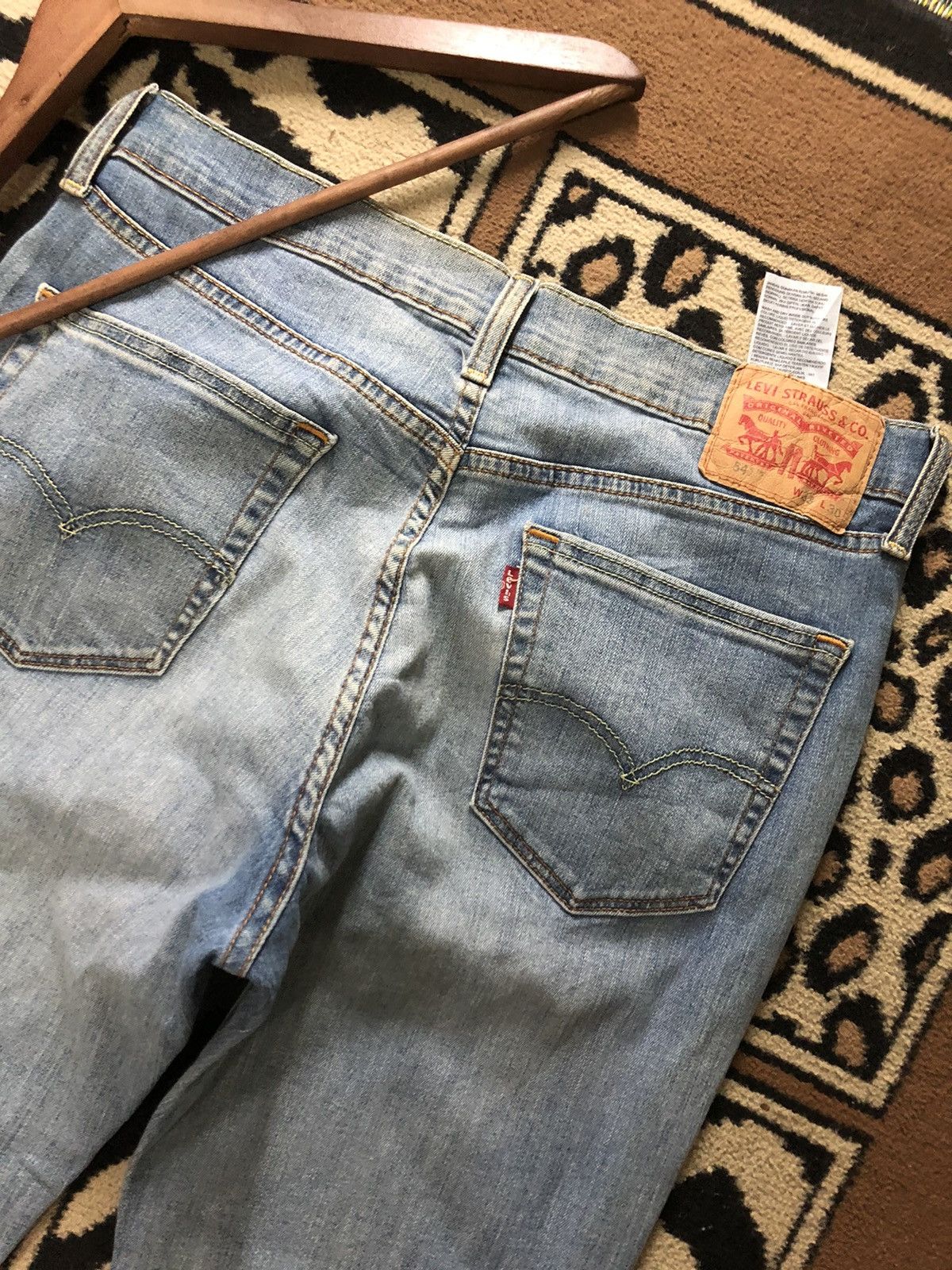 Levi's × Vintage VINTAGE 90s LEVIS 545 BLUE WASH DISTRESSED DENIM Size US 32 / EU 48 - 3 Thumbnail