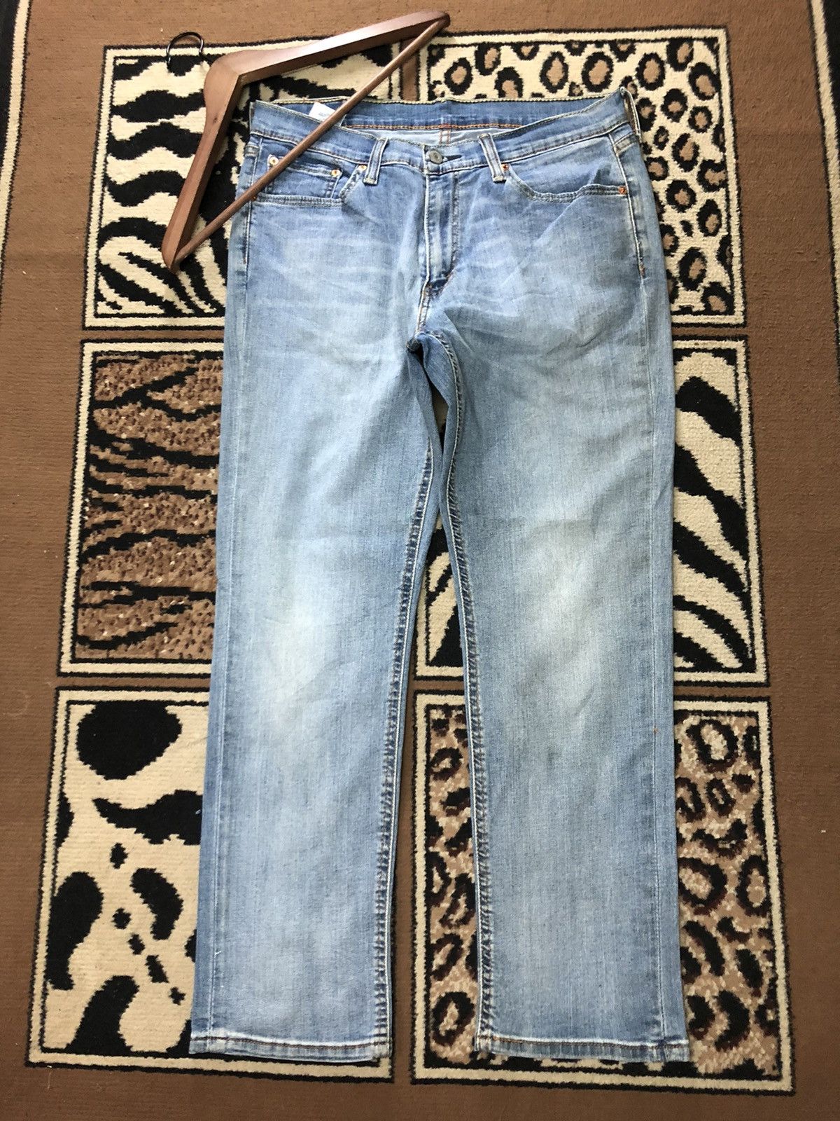 Levi's × Vintage VINTAGE 90s LEVIS 545 BLUE WASH DISTRESSED DENIM Size US 32 / EU 48 - 8 Thumbnail