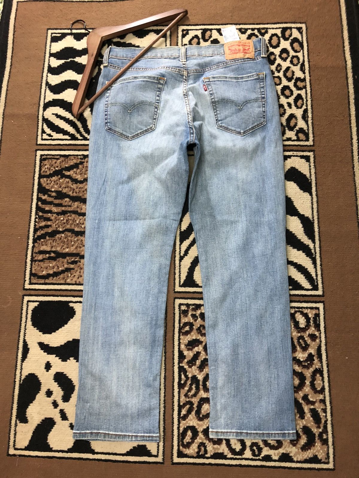 Levi's × Vintage VINTAGE 90s LEVIS 545 BLUE WASH DISTRESSED DENIM Size US 32 / EU 48 - 5 Thumbnail