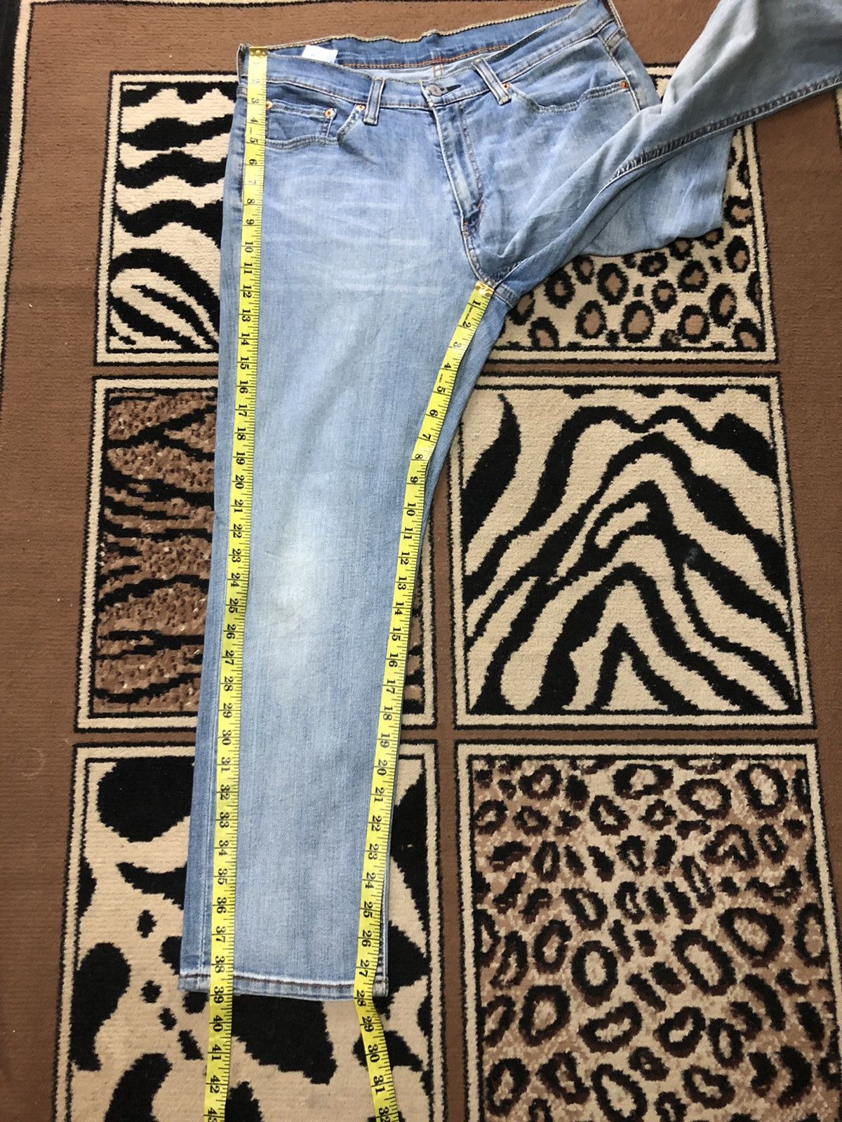 Levi's × Vintage VINTAGE 90s LEVIS 545 BLUE WASH DISTRESSED DENIM Size US 32 / EU 48 - 19 Thumbnail