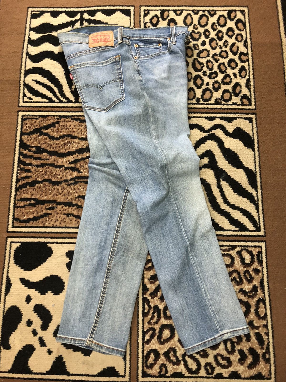Levi's × Vintage VINTAGE 90s LEVIS 545 BLUE WASH DISTRESSED DENIM Size US 32 / EU 48 - 7 Thumbnail