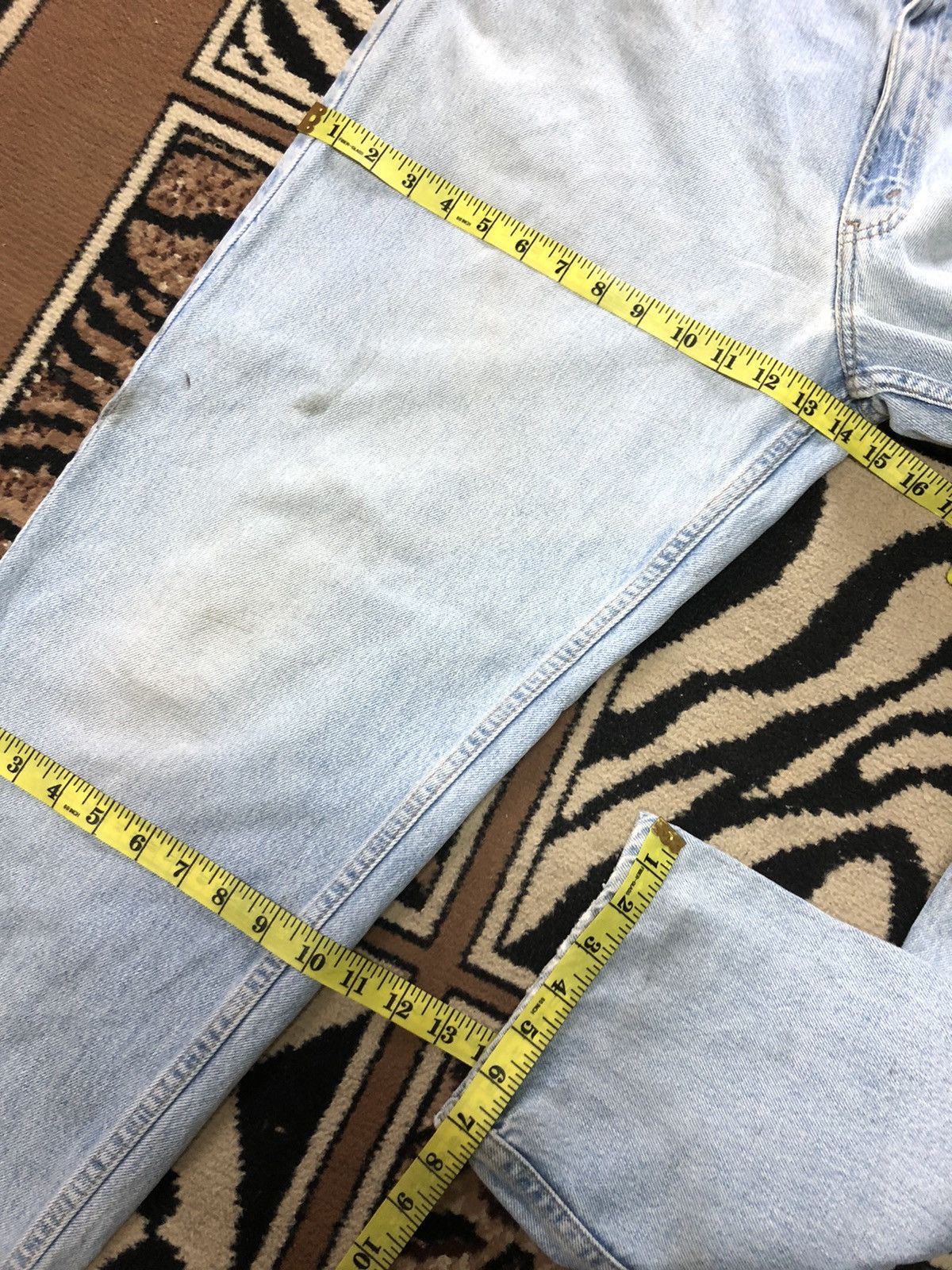 Levi's × Vintage VINTAGE 90s LEVIS 560 LOOSE FIT TAPERED LEG LIGHT BLUE WASH Size US 34 / EU 50 - 16 Thumbnail