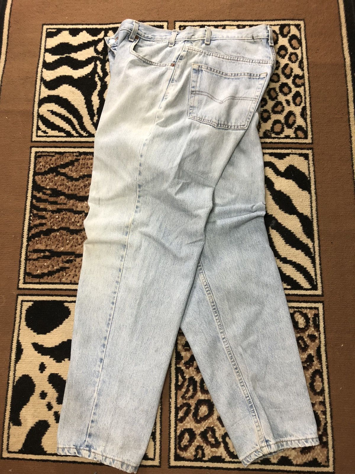 Levi's × Vintage VINTAGE 90s LEVIS 560 LOOSE FIT TAPERED LEG LIGHT BLUE WASH Size US 34 / EU 50 - 7 Thumbnail