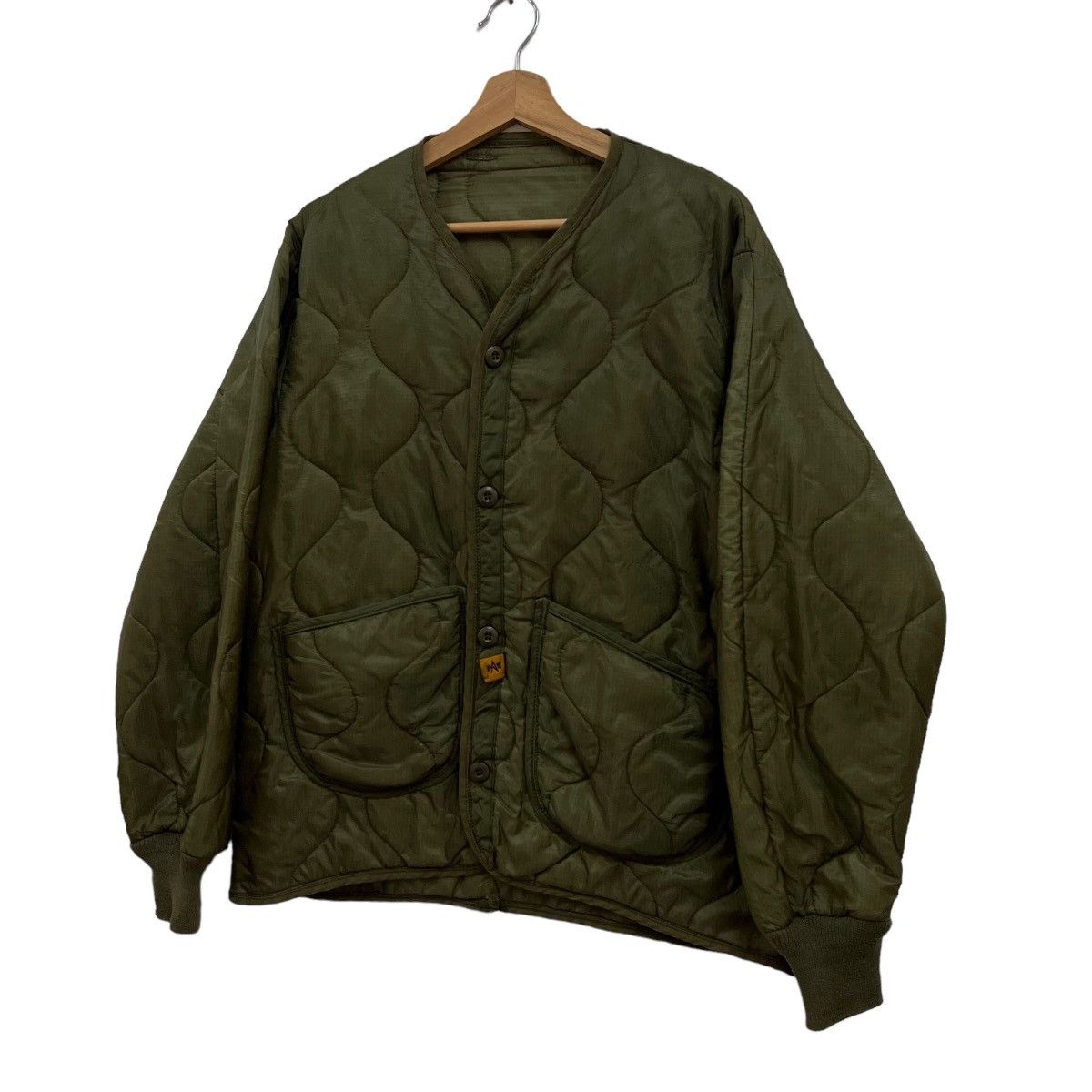 Alpha Industries Vintage Alpha quilted lined jacket made in usa Size US L / EU 52-54 / 3 - 3 Thumbnail