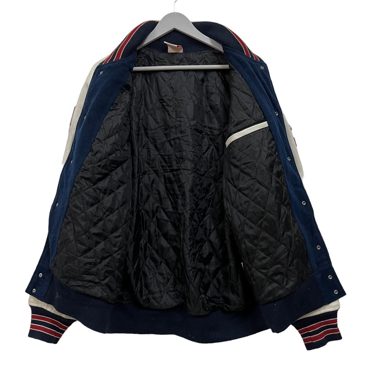 Japanese Brand 💥 76 LUBRICANTS VARSITY BOMBER JACKET Size US L / EU 52-54 / 3 - 10 Thumbnail
