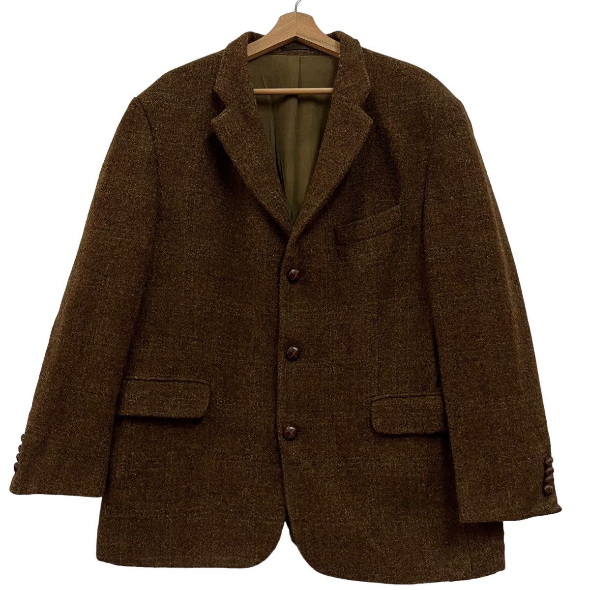 Harris Tweed Vintage Hariss Tweed Blazer Jacket Size US S / EU 44-46 / 1 - 1 Thumbnail