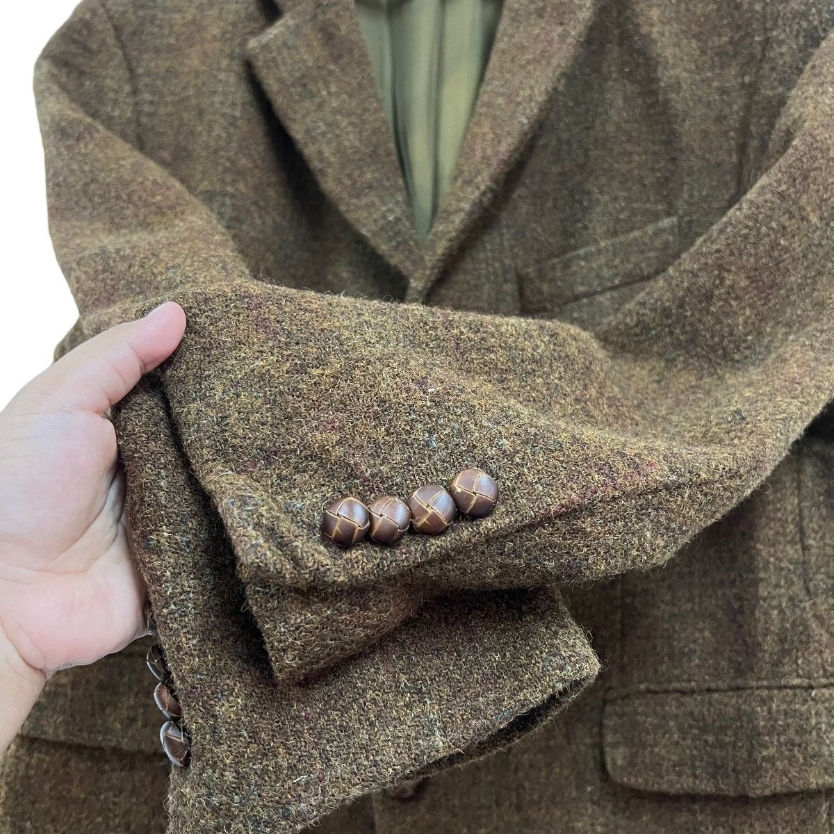 Harris Tweed Vintage Hariss Tweed Blazer Jacket Size US S / EU 44-46 / 1 - 5 Thumbnail