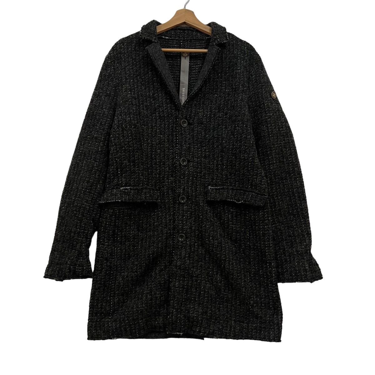 Other 💥 SWISS CHRISS OVERCOAT MADE IN ITALY Size US M / EU 48-50 / 2 - 1 Thumbnail