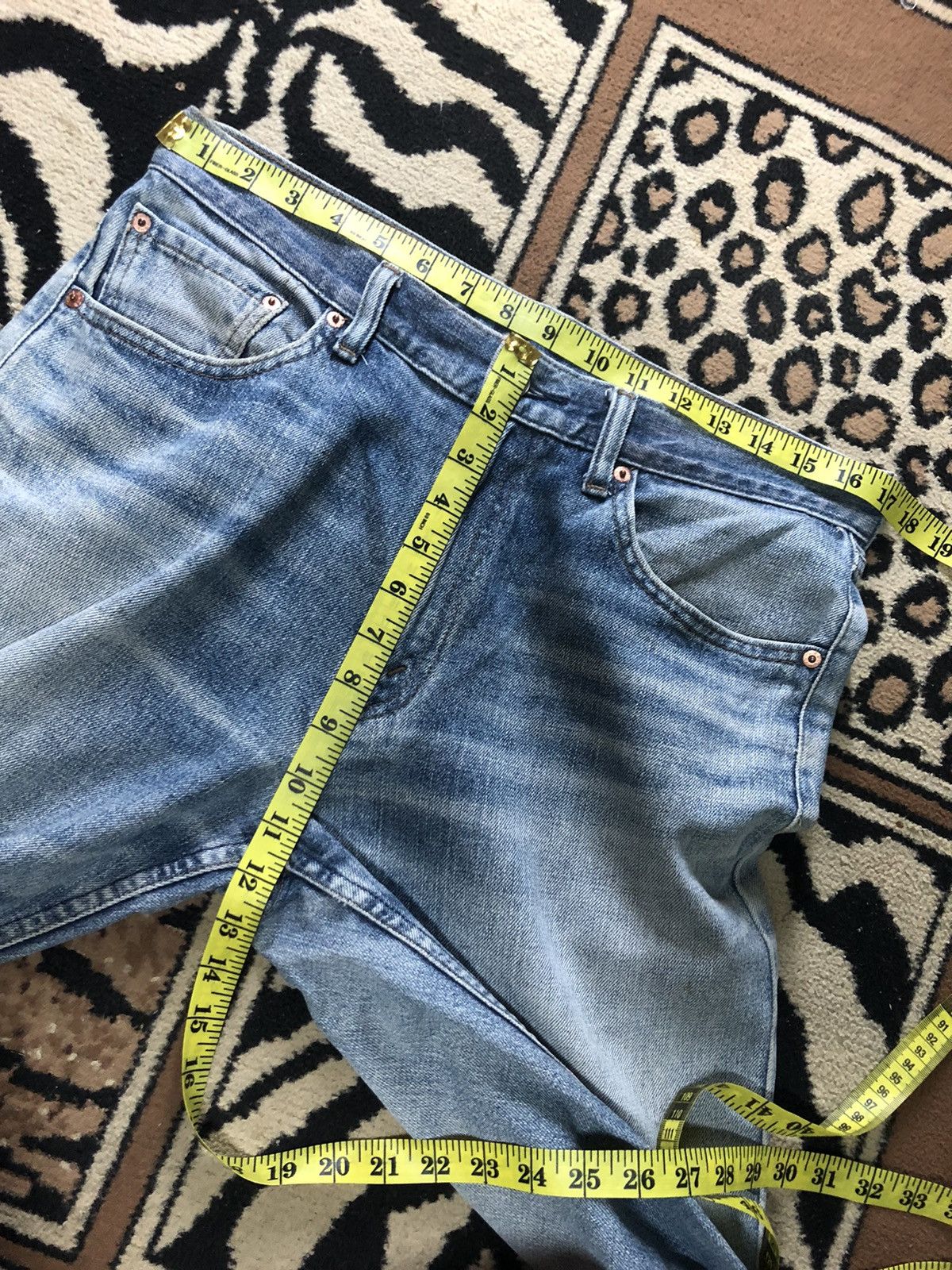 Levi's × Vintage VINTAGE LEVIS 533 BLUE WASH DISTRESSED DENIM Size US 34 / EU 50 - 13 Thumbnail