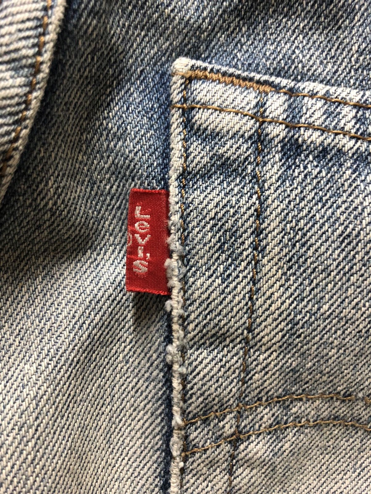Levi's × Vintage VINTAGE LEVIS 533 BLUE WASH DISTRESSED DENIM Size US 34 / EU 50 - 9 Thumbnail