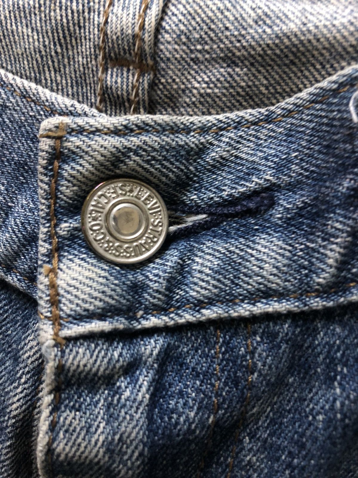 Levi's × Vintage VINTAGE LEVIS 533 BLUE WASH DISTRESSED DENIM Size US 34 / EU 50 - 4 Thumbnail