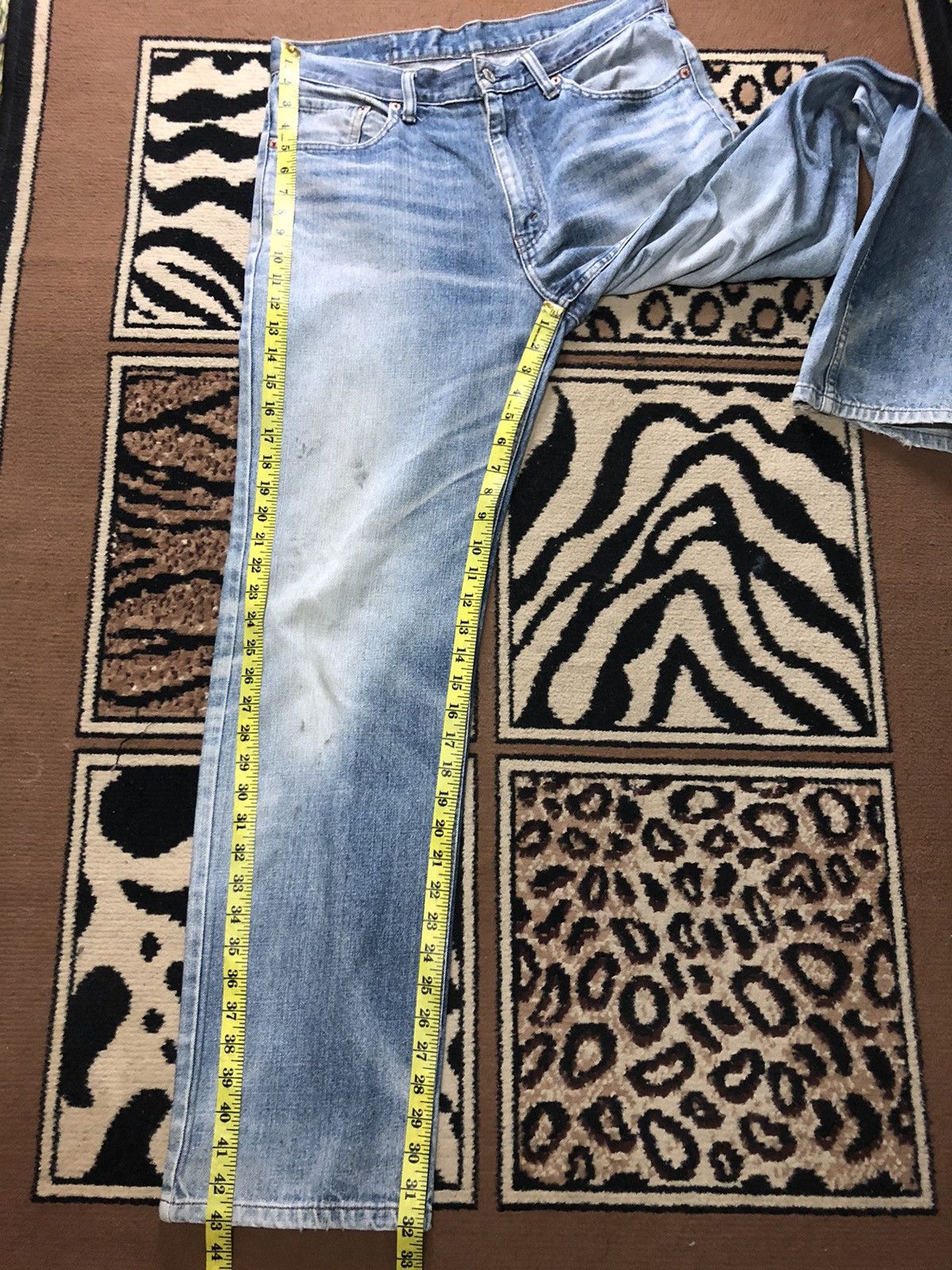 Levi's × Vintage VINTAGE LEVIS 533 BLUE WASH DISTRESSED DENIM Size US 34 / EU 50 - 14 Thumbnail