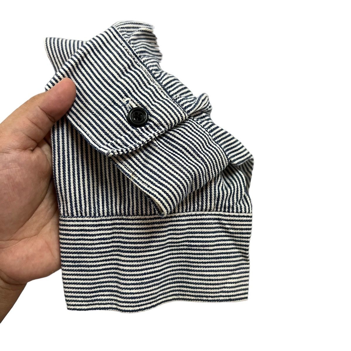 FiveBrother × Vintage 💥 VINTAGE FIVE BROTHER HIKORY PIN STRIPE ANORAK SHIRT Size US L / EU 52-54 / 3 - 4 Thumbnail