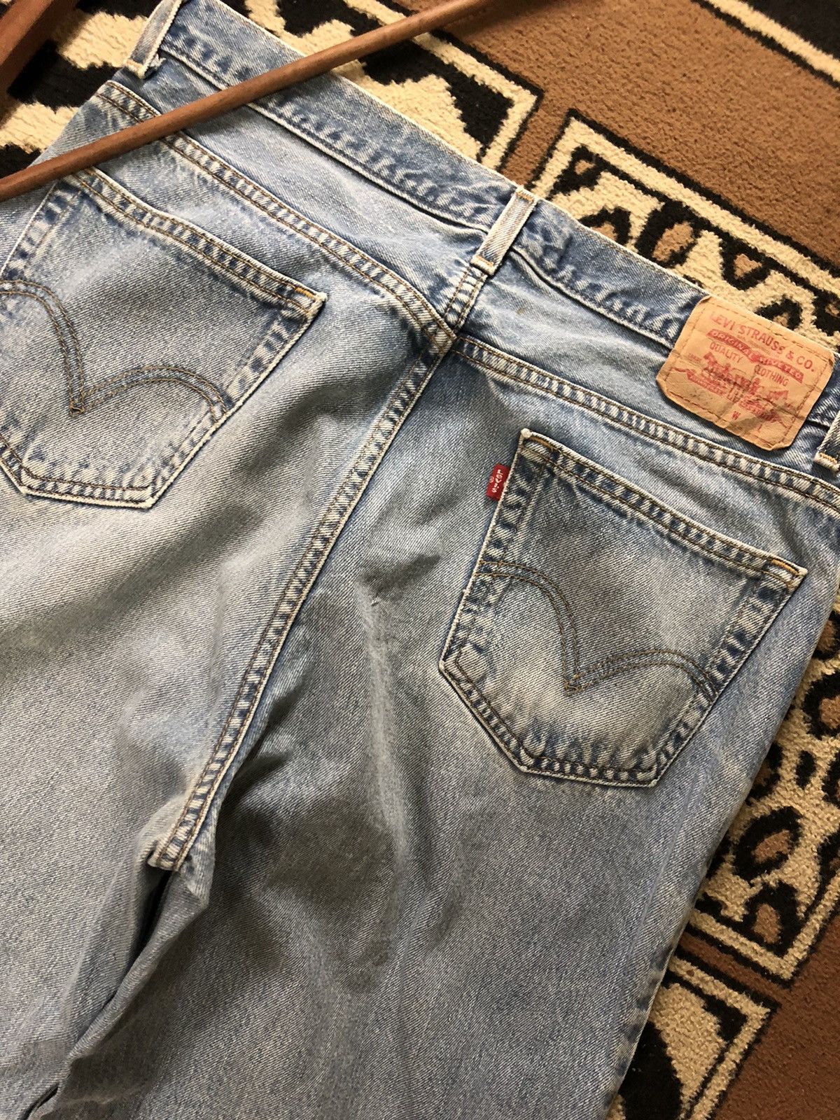 Levi's Vintage Clothing × Vintage VINTAGE 90s LEVIS 560 COMFORT FIT BLUE WASH DISTRESED DENIM Size US 34 / EU 50 - 3 Thumbnail