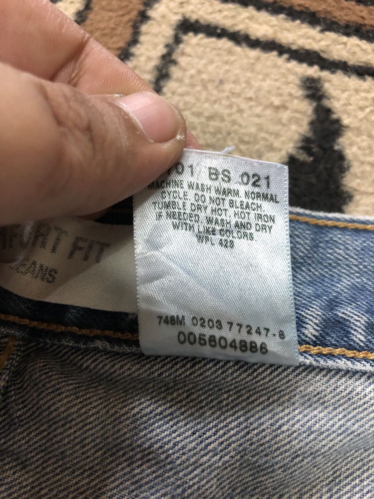 Levi's Vintage Clothing × Vintage VINTAGE 90s LEVIS 560 COMFORT FIT BLUE WASH DISTRESED DENIM Size US 34 / EU 50 - 14 Thumbnail
