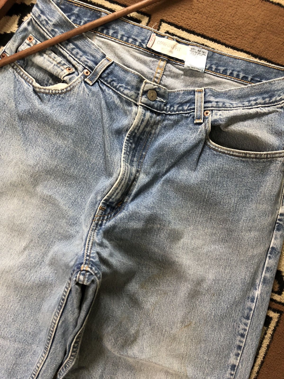 Levi's Vintage Clothing × Vintage VINTAGE 90s LEVIS 560 COMFORT FIT BLUE WASH DISTRESED DENIM Size US 34 / EU 50 - 9 Thumbnail