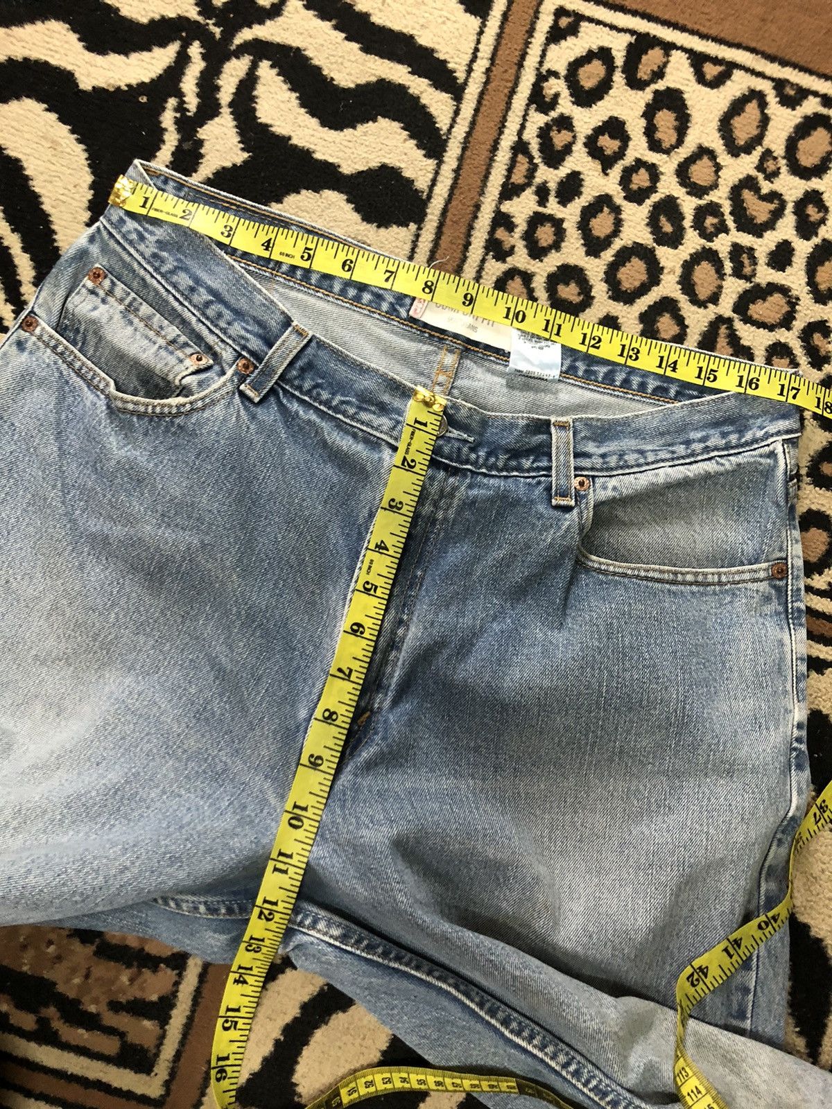 Levi's Vintage Clothing × Vintage VINTAGE 90s LEVIS 560 COMFORT FIT BLUE WASH DISTRESED DENIM Size US 34 / EU 50 - 15 Thumbnail
