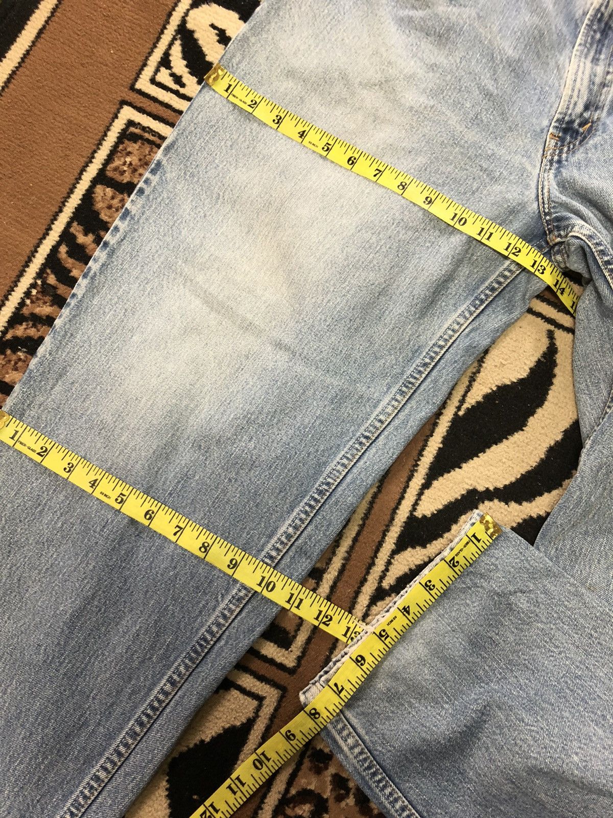 Levi's Vintage Clothing × Vintage VINTAGE 90s LEVIS 560 COMFORT FIT BLUE WASH DISTRESED DENIM Size US 34 / EU 50 - 17 Thumbnail