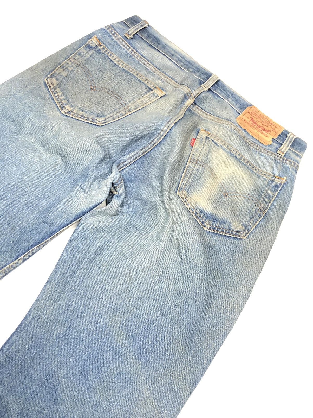 Levi's × Vintage VINTAGE 80s LEVI’S 501 RUSTY BLUE WASH DENIM USA 🇺🇸 Size US 33 - 4 Thumbnail