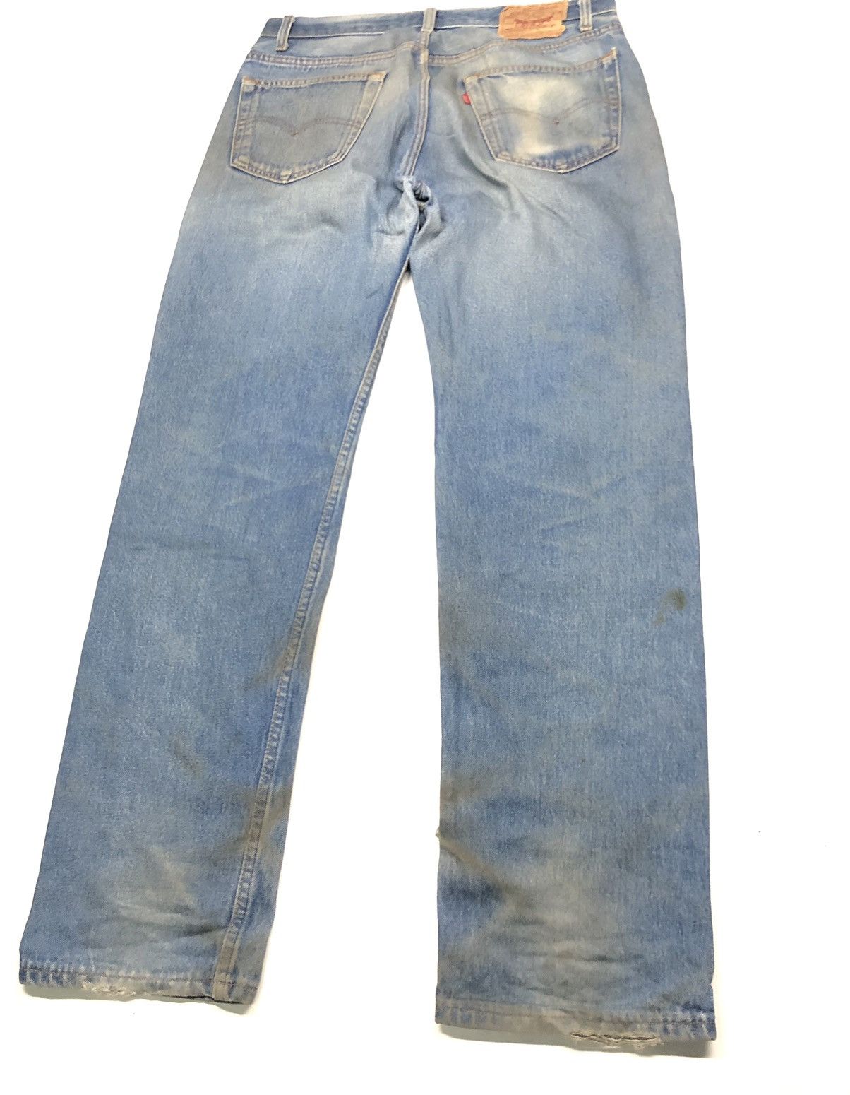 Levi's × Vintage VINTAGE 80s LEVI’S 501 RUSTY BLUE WASH DENIM USA 🇺🇸 Size US 33 - 3 Thumbnail