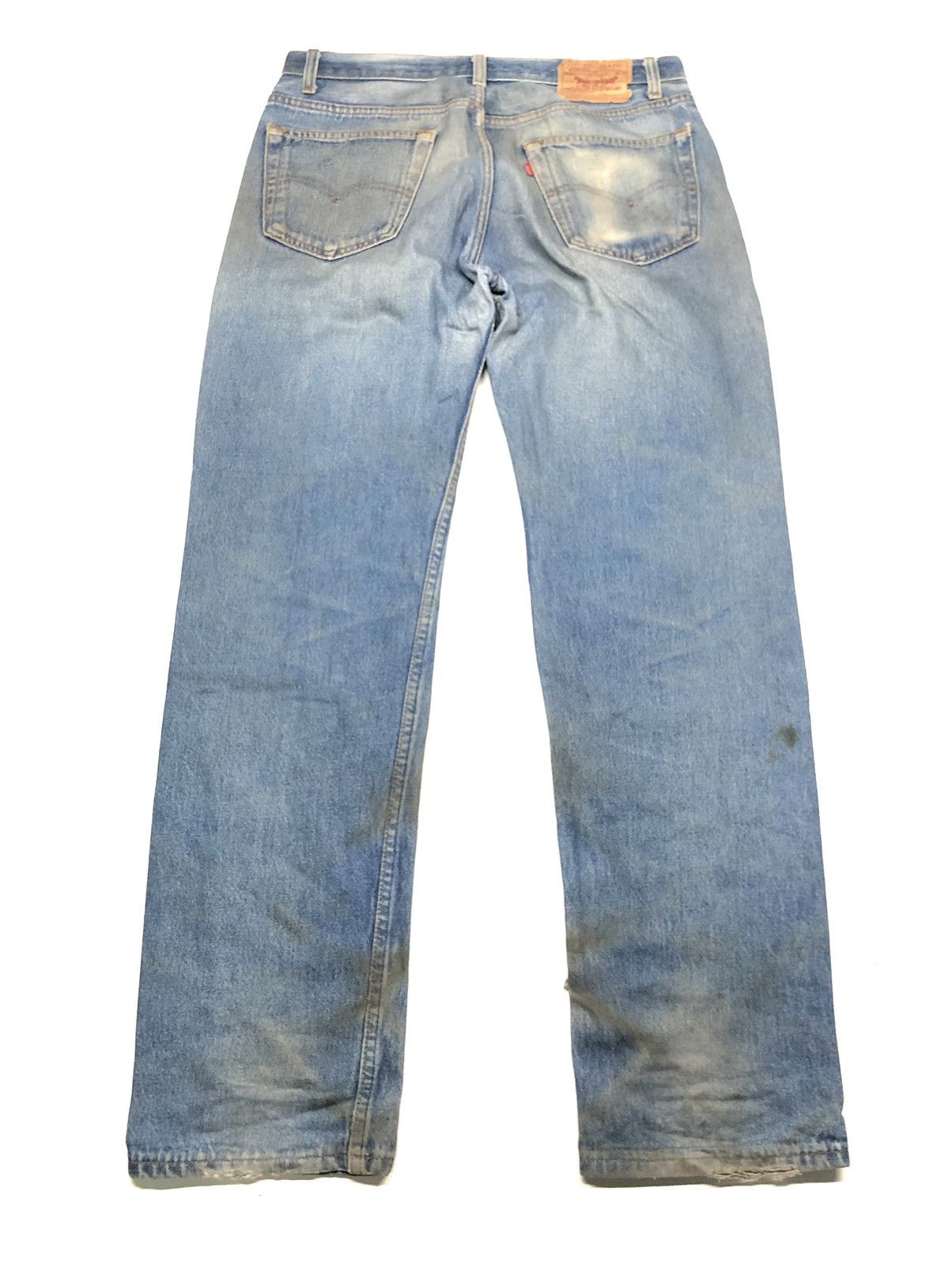 Levi's × Vintage VINTAGE 80s LEVI’S 501 RUSTY BLUE WASH DENIM USA 🇺🇸 Size US 33 - 1 Thumbnail