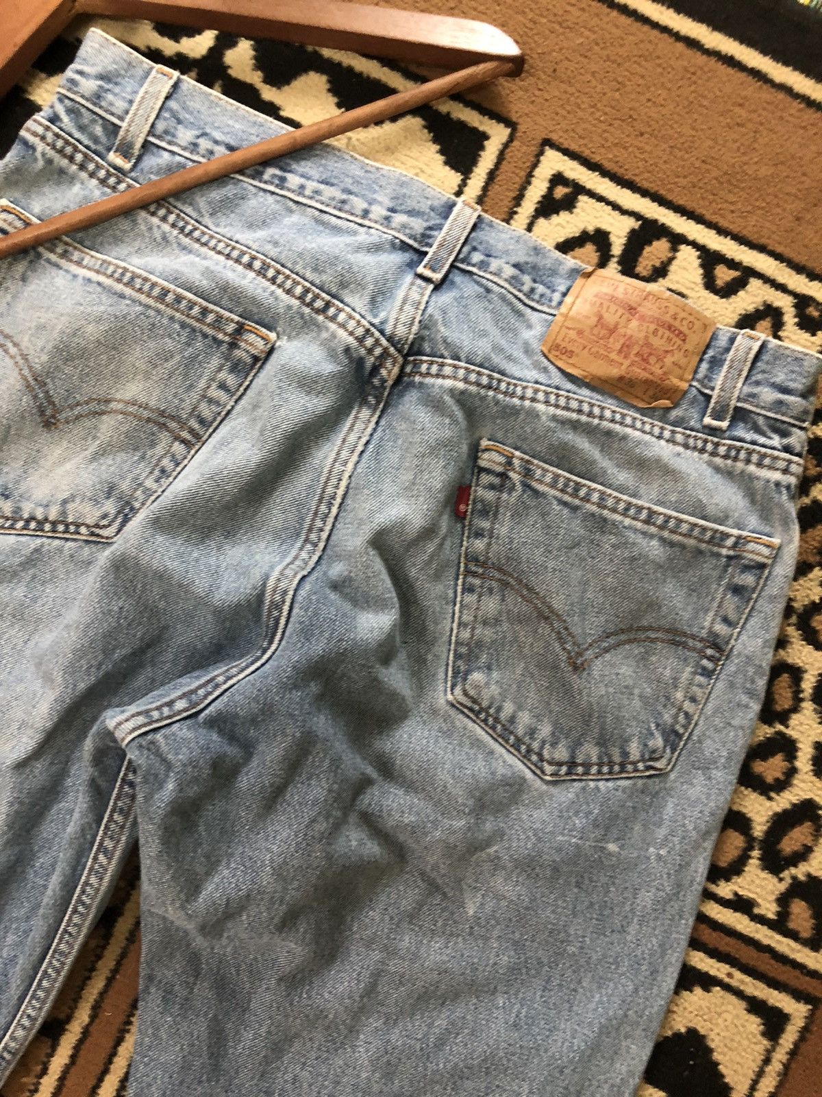 Levi's × Vintage VINTAGE90s LEVIS 505 REGULAR FIT STRAIGH LEG BLUE WASH DENI Size US 34 / EU 50 - 8 Thumbnail