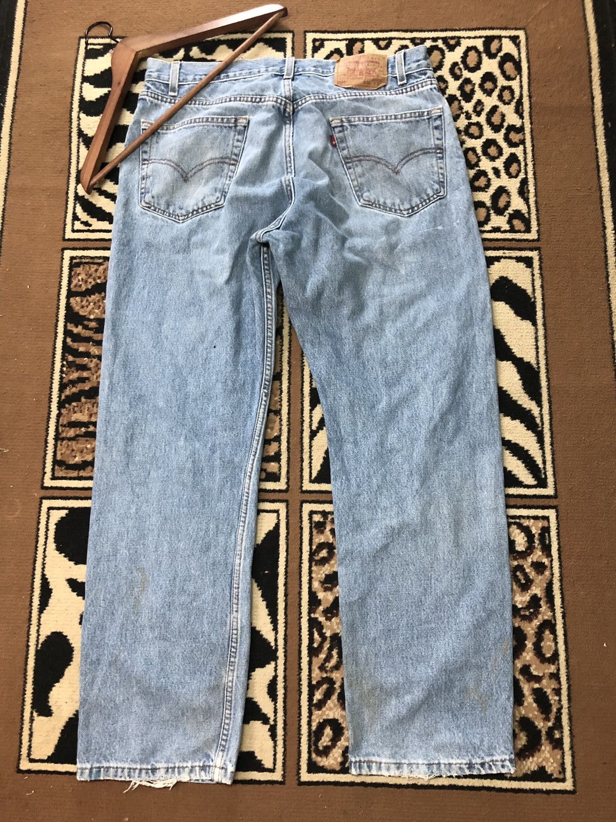 Levi's × Vintage VINTAGE90s LEVIS 505 REGULAR FIT STRAIGH LEG BLUE WASH DENI Size US 34 / EU 50 - 7 Thumbnail