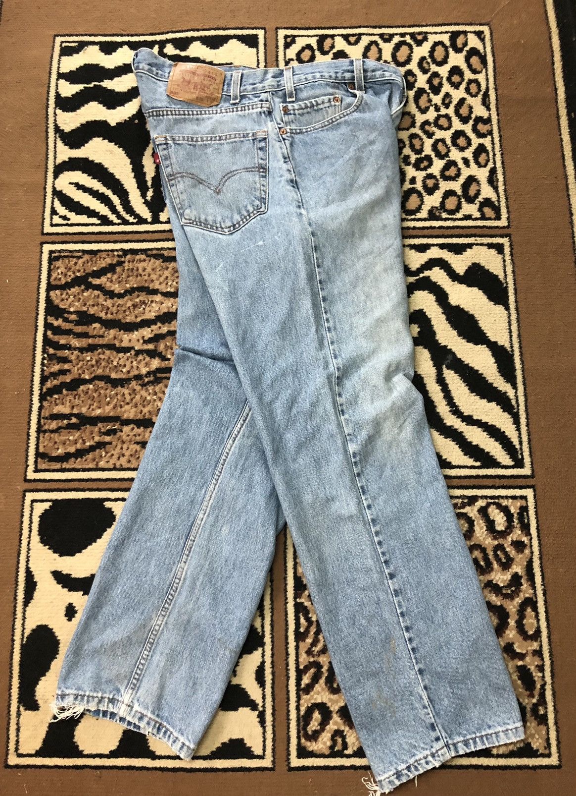 Levi's × Vintage VINTAGE90s LEVIS 505 REGULAR FIT STRAIGH LEG BLUE WASH DENI Size US 34 / EU 50 - 12 Thumbnail