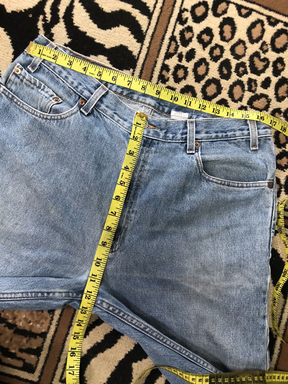 Levi's × Vintage VINTAGE90s LEVIS 505 REGULAR FIT STRAIGH LEG BLUE WASH DENI Size US 34 / EU 50 - 13 Thumbnail