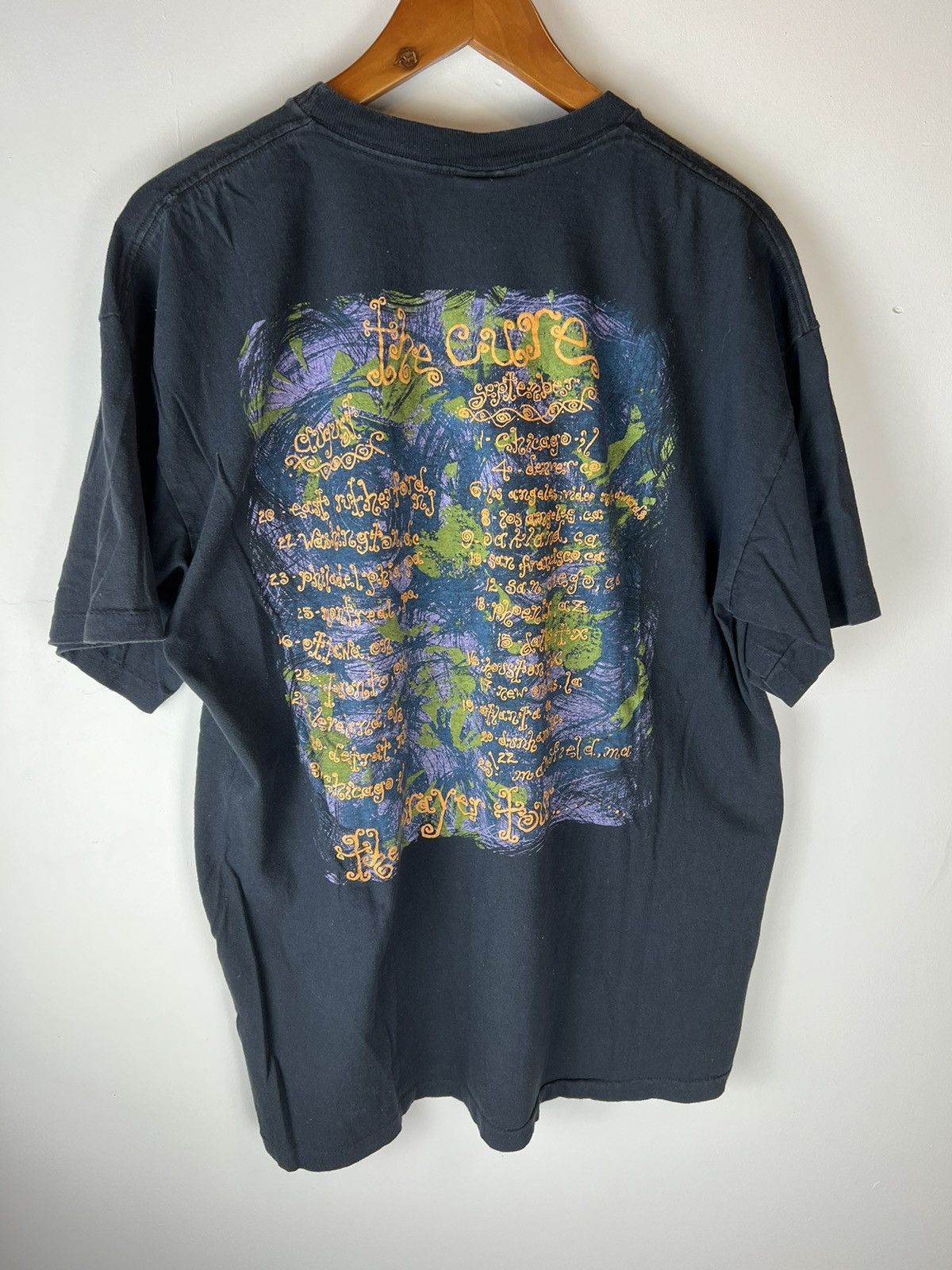 Band Tees × The Cure × Vintage Vintage 1989 The Cure The Prayer Tour Band Tee Size US L / EU 52-54 / 3 - 6 Thumbnail