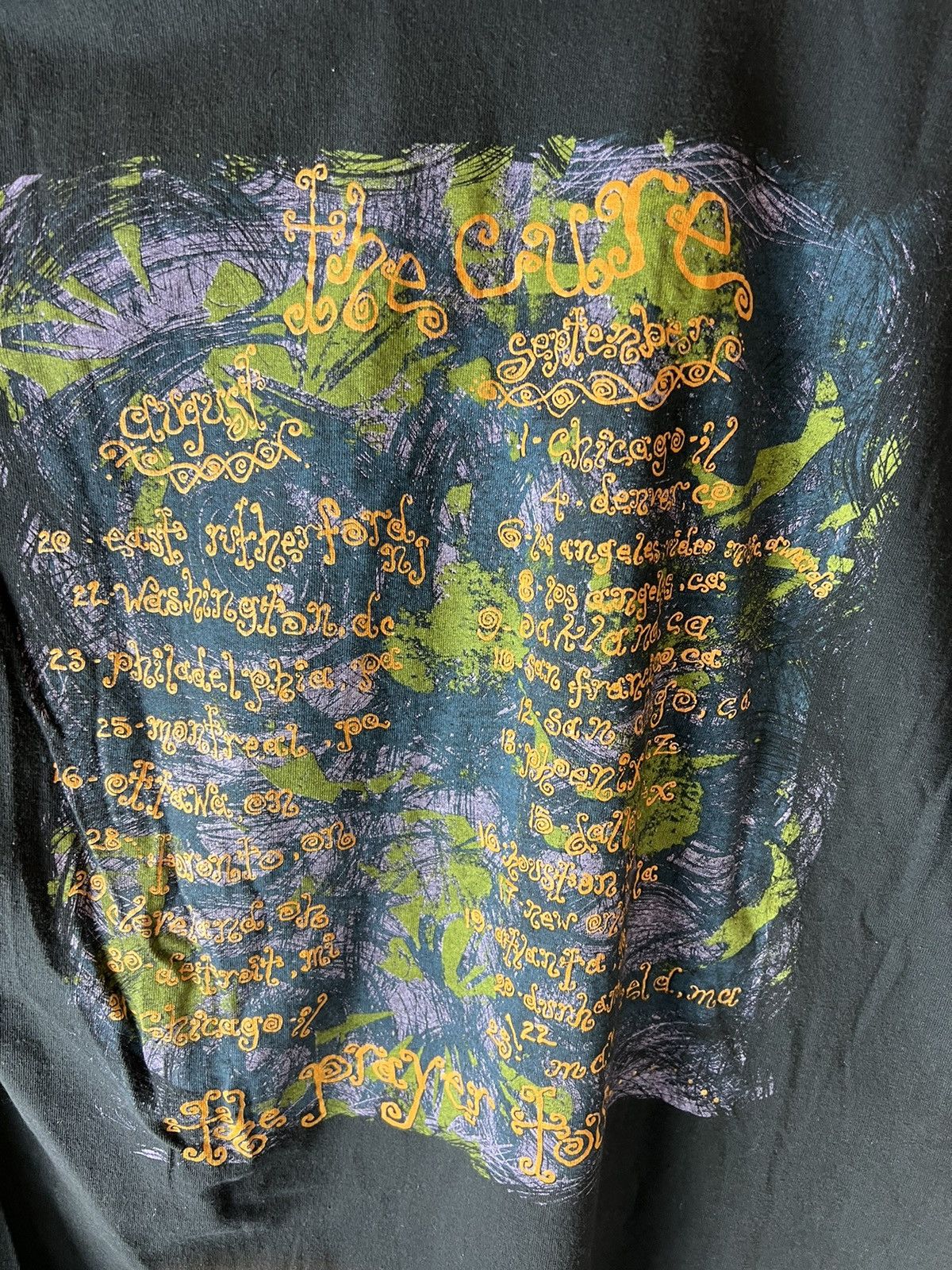 Band Tees × The Cure × Vintage Vintage 1989 The Cure The Prayer Tour Band Tee Size US L / EU 52-54 / 3 - 8 Thumbnail
