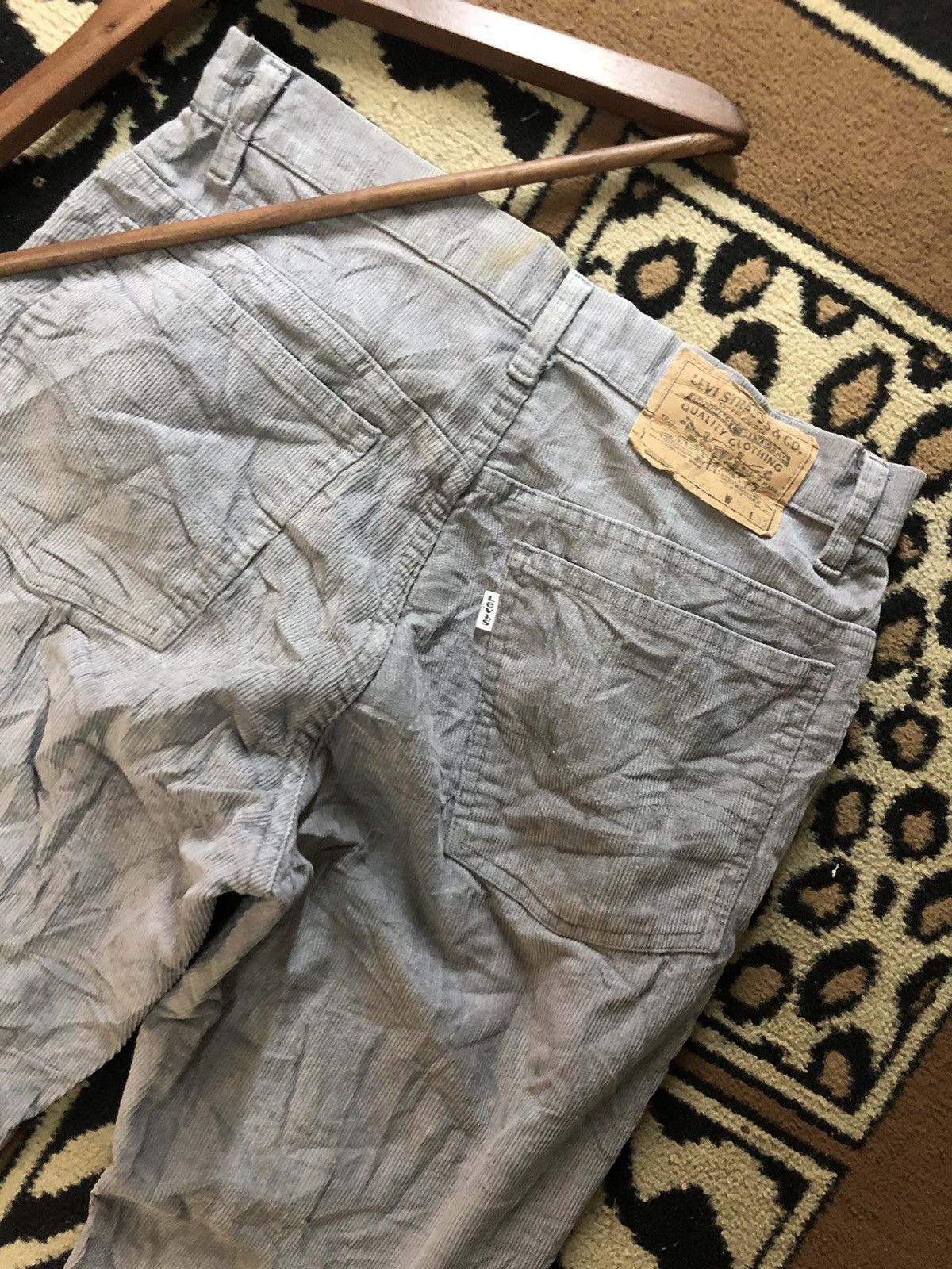 Levi's × Vintage VINTAGE 80s LEVIS 517 WHITE TAB CORDUROY PANTS MADE IN USA Size US 31 - 8 Thumbnail