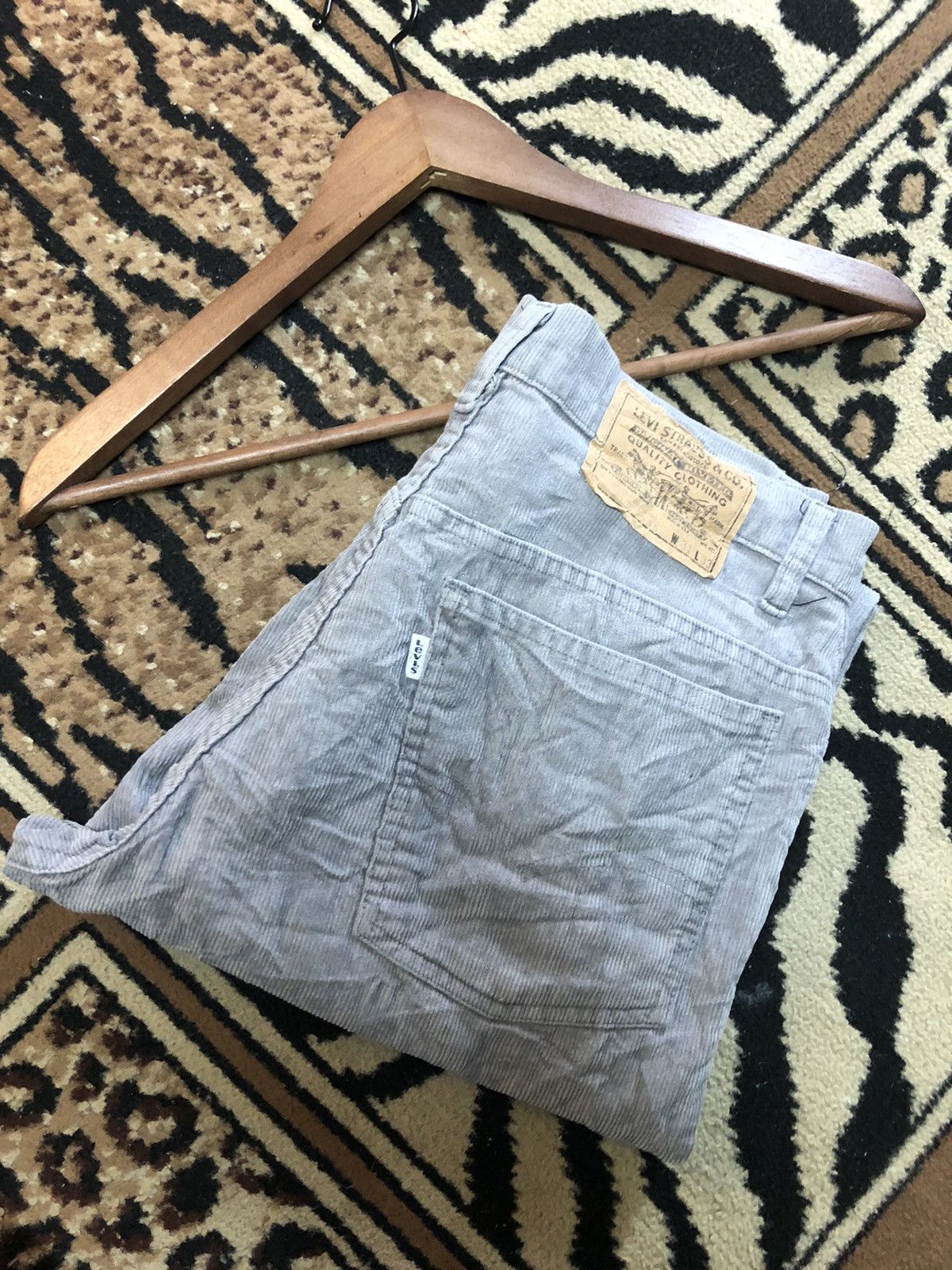Levi's × Vintage VINTAGE 80s LEVIS 517 WHITE TAB CORDUROY PANTS MADE IN USA Size US 31 - 1 Thumbnail