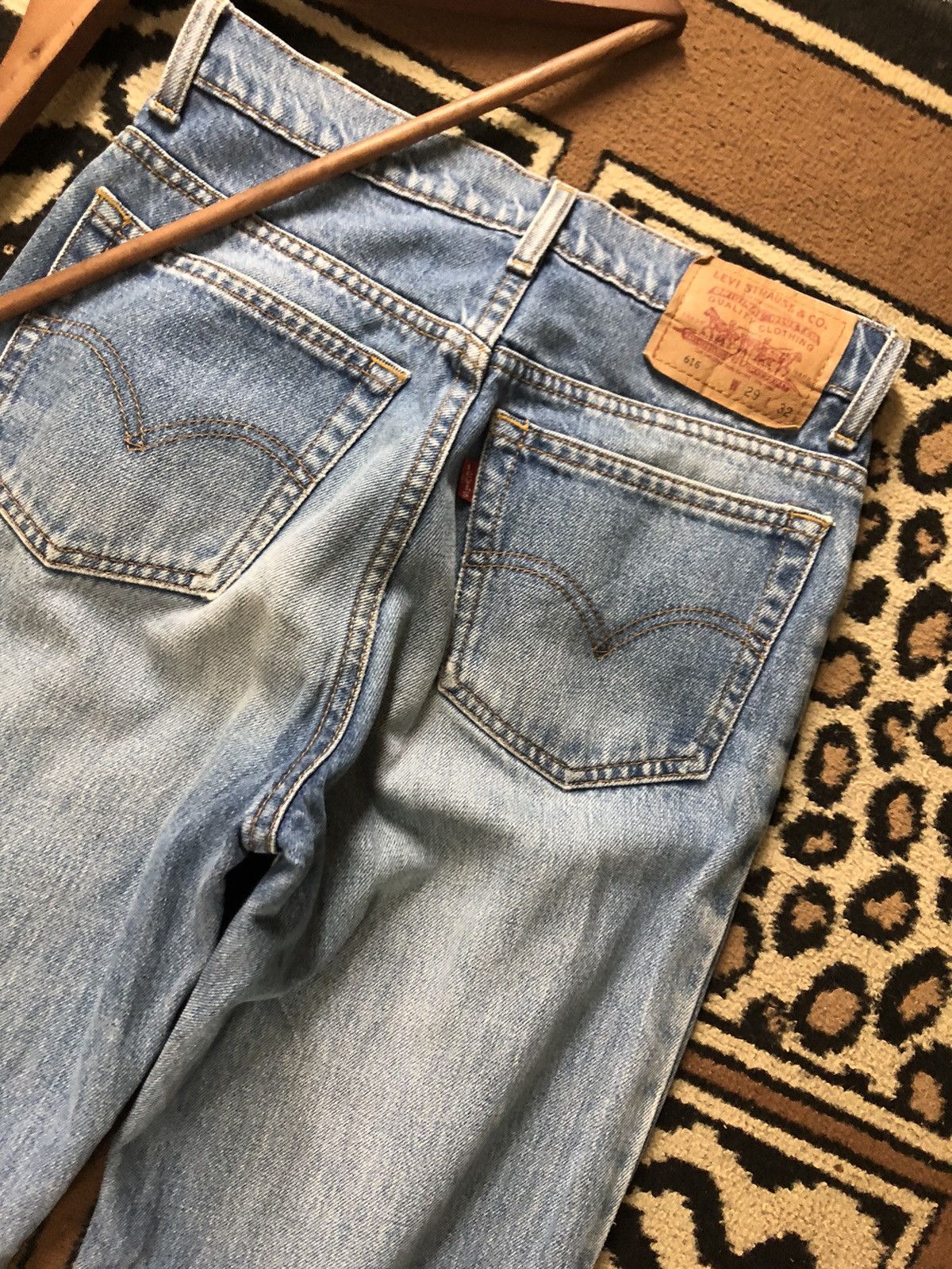Levi's Vintage Clothing × Vintage VINTAGE 90s LEVIS 615 BLUE WASH DISTRESSED DENIM Size US 29 - 8 Thumbnail