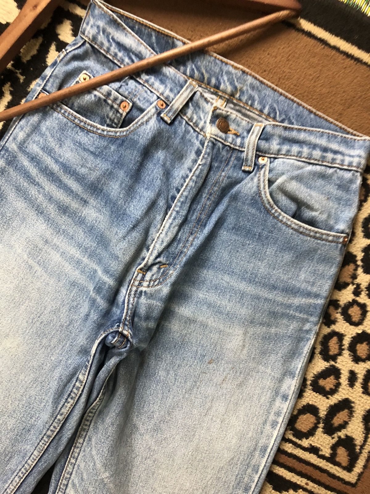 Levi's Vintage Clothing × Vintage VINTAGE 90s LEVIS 615 BLUE WASH DISTRESSED DENIM Size US 29 - 3 Thumbnail