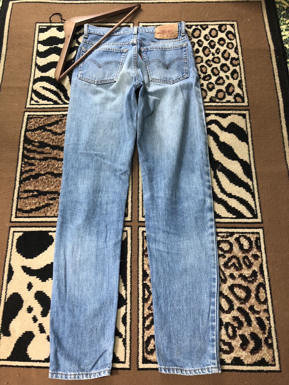 Levi's Vintage Clothing × Vintage VINTAGE 90s LEVIS 615 BLUE WASH DISTRESSED DENIM Size US 29 - 7 Thumbnail