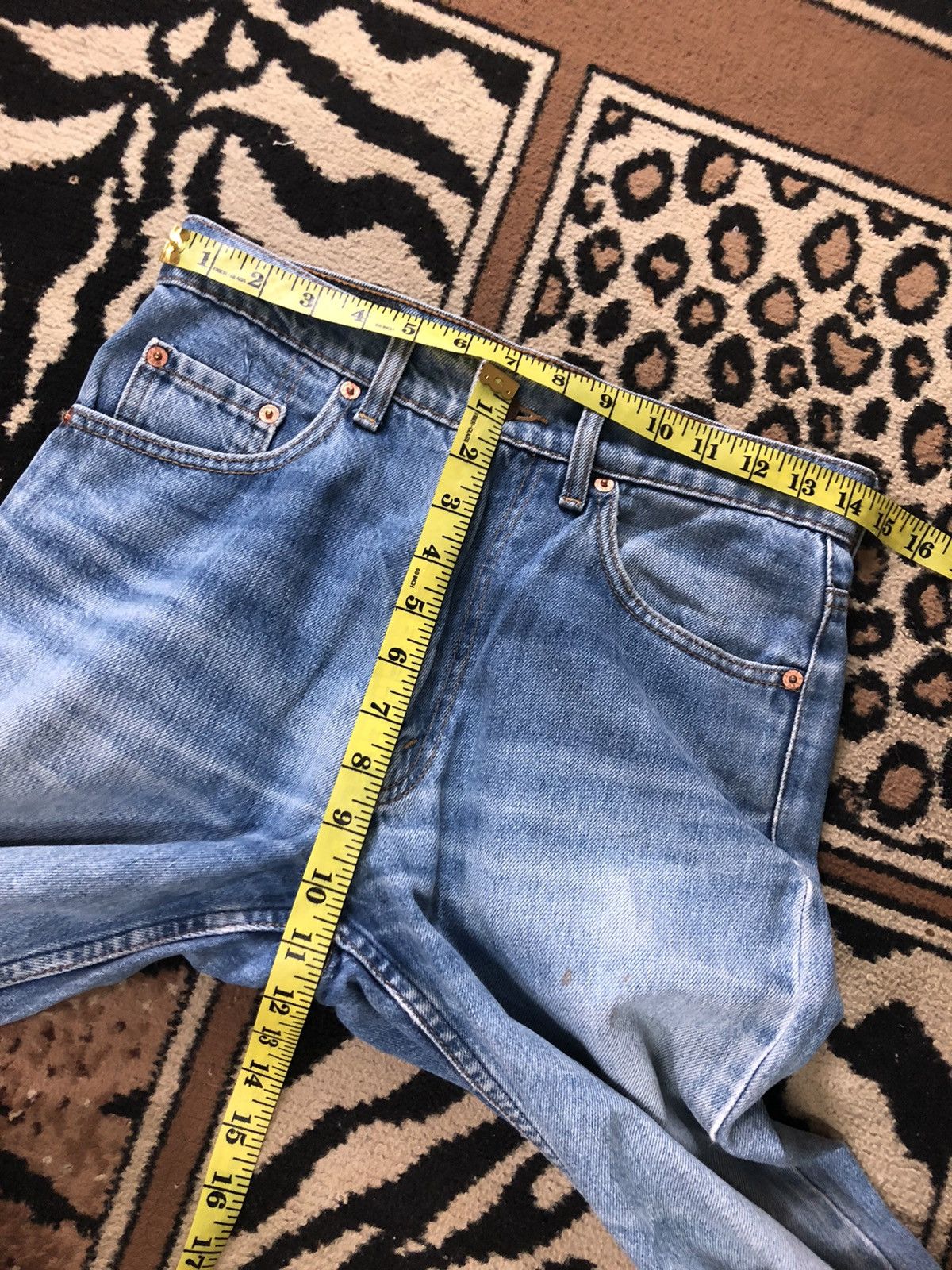 Levi's Vintage Clothing × Vintage VINTAGE 90s LEVIS 615 BLUE WASH DISTRESSED DENIM Size US 29 - 13 Thumbnail