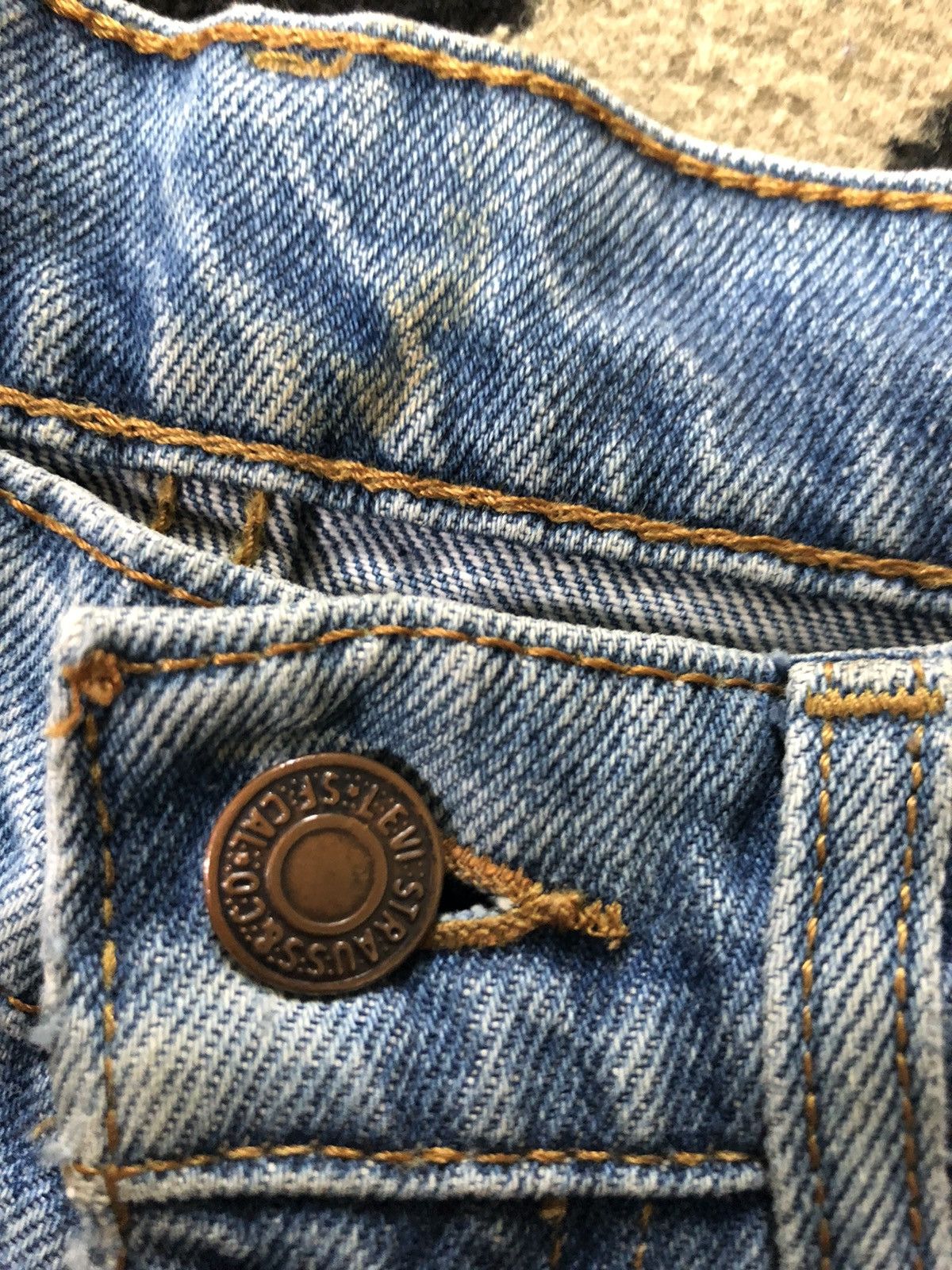 Levi's Vintage Clothing × Vintage VINTAGE 90s LEVIS 615 BLUE WASH DISTRESSED DENIM Size US 29 - 4 Thumbnail