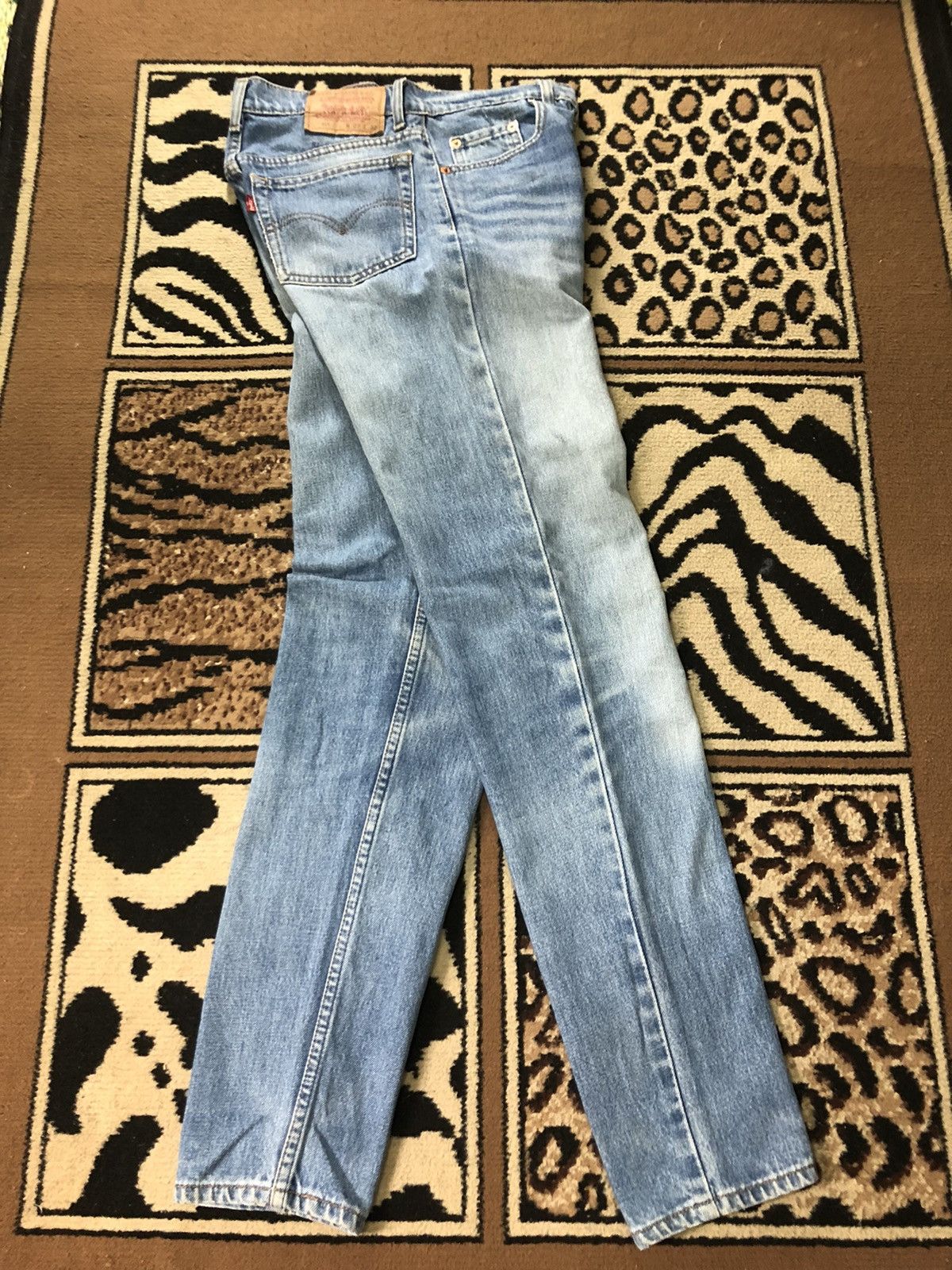 Levi's Vintage Clothing × Vintage VINTAGE 90s LEVIS 615 BLUE WASH DISTRESSED DENIM Size US 29 - 12 Thumbnail