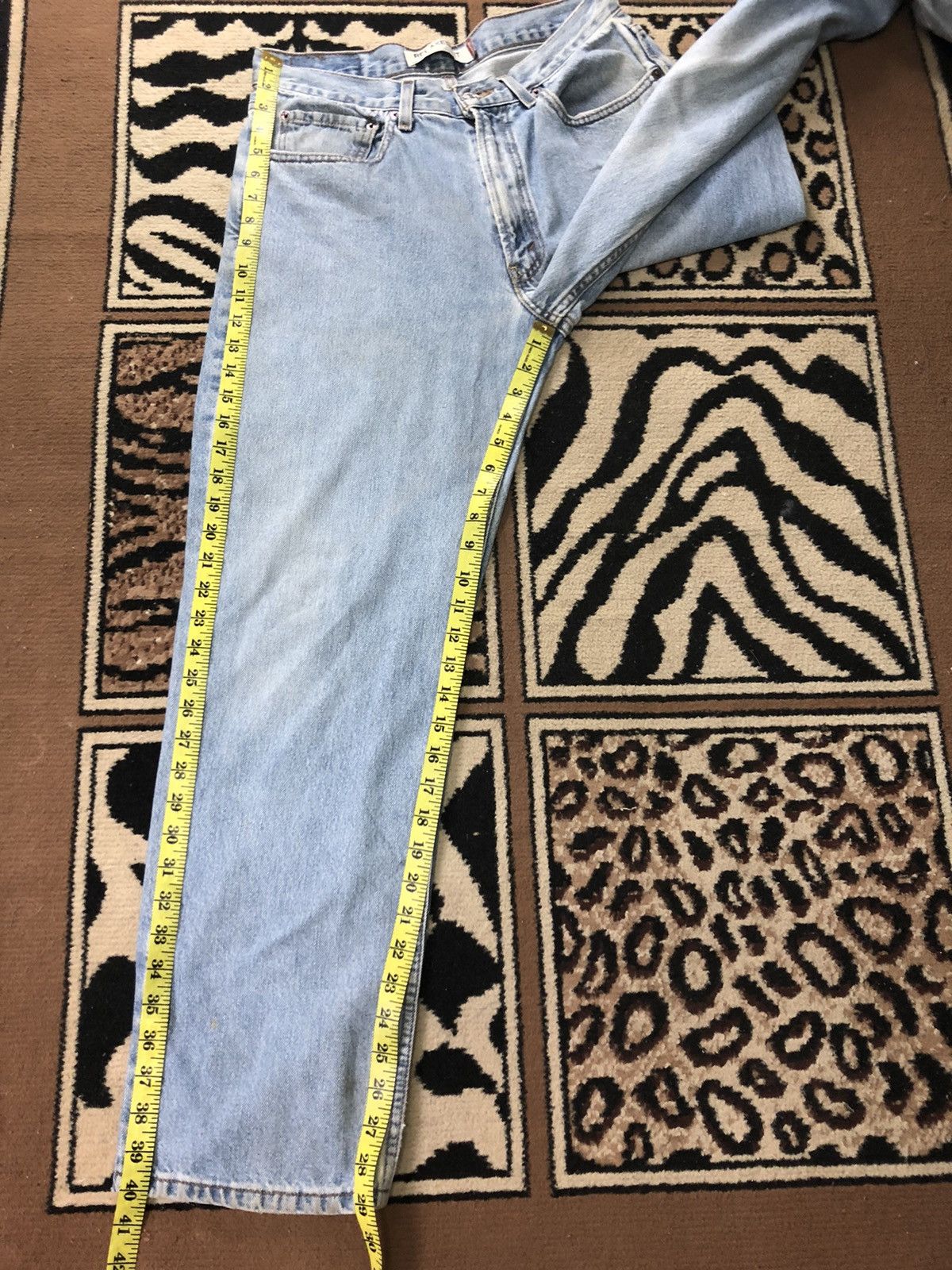 Levi's Vintage Clothing × Vintage VINTAGE 90s LEVIS 550 RELAXED FIT BLUE WASH DENIM Size US 32 / EU 48 - 16 Thumbnail